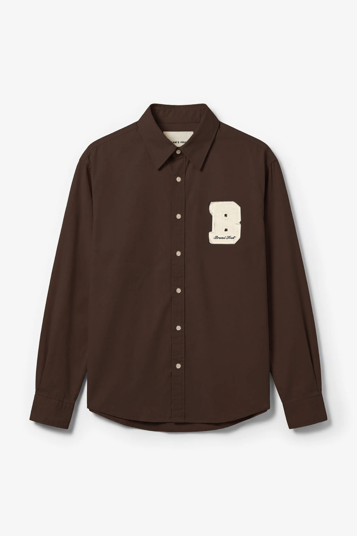 VARSITY LS SHIRT - BROWN