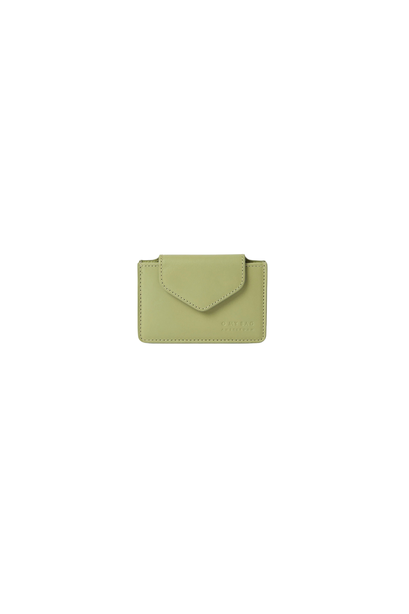 HARMONICA WALLET - TEA GREEN CLASSIC LEATHER