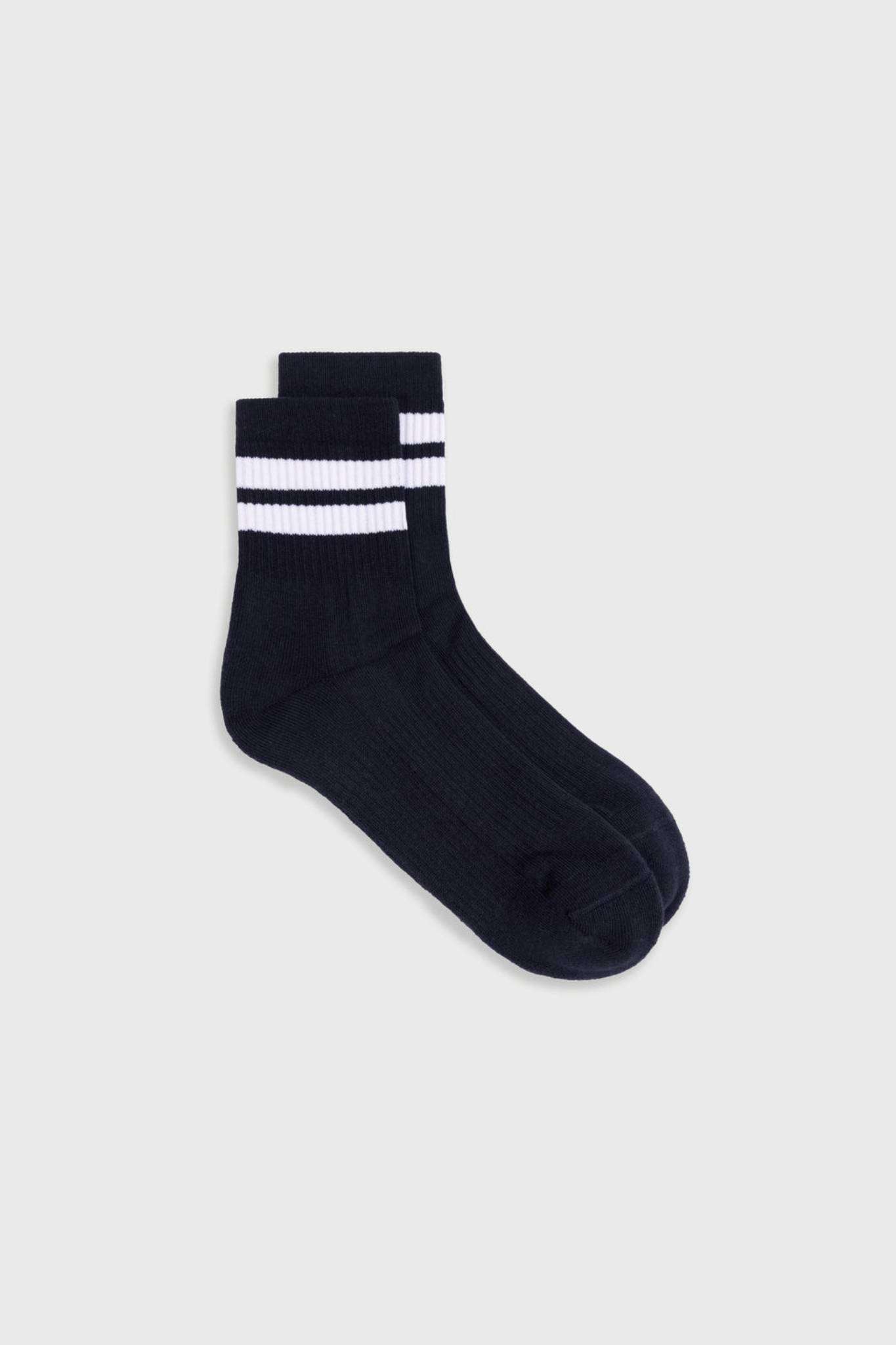 SOCKS 2 STRIPES - DARK NAVY