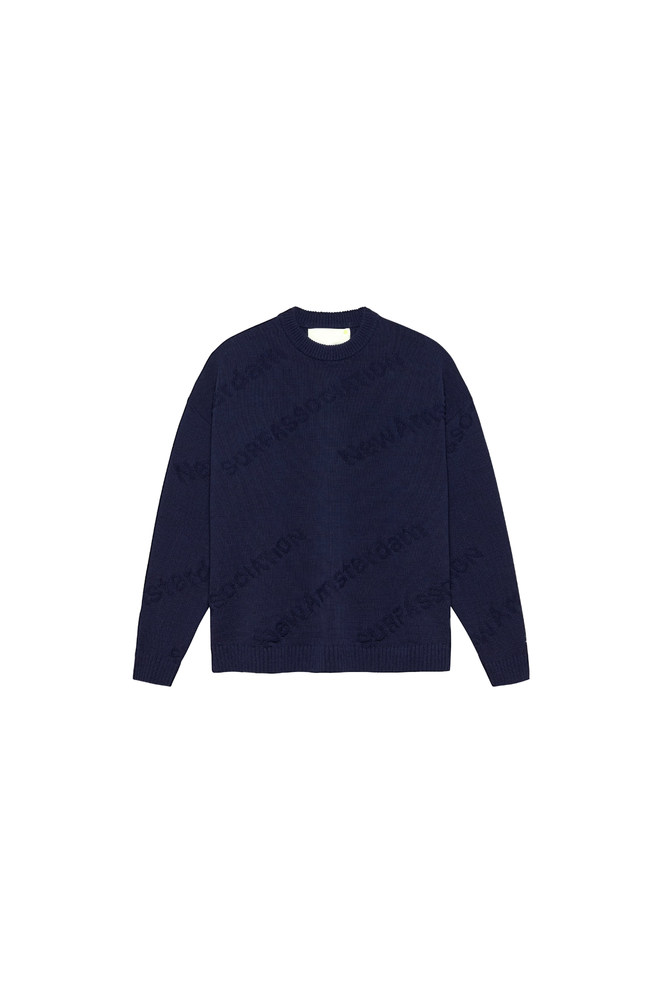 LOGO JACQUARD CREWNECK - NIGHT