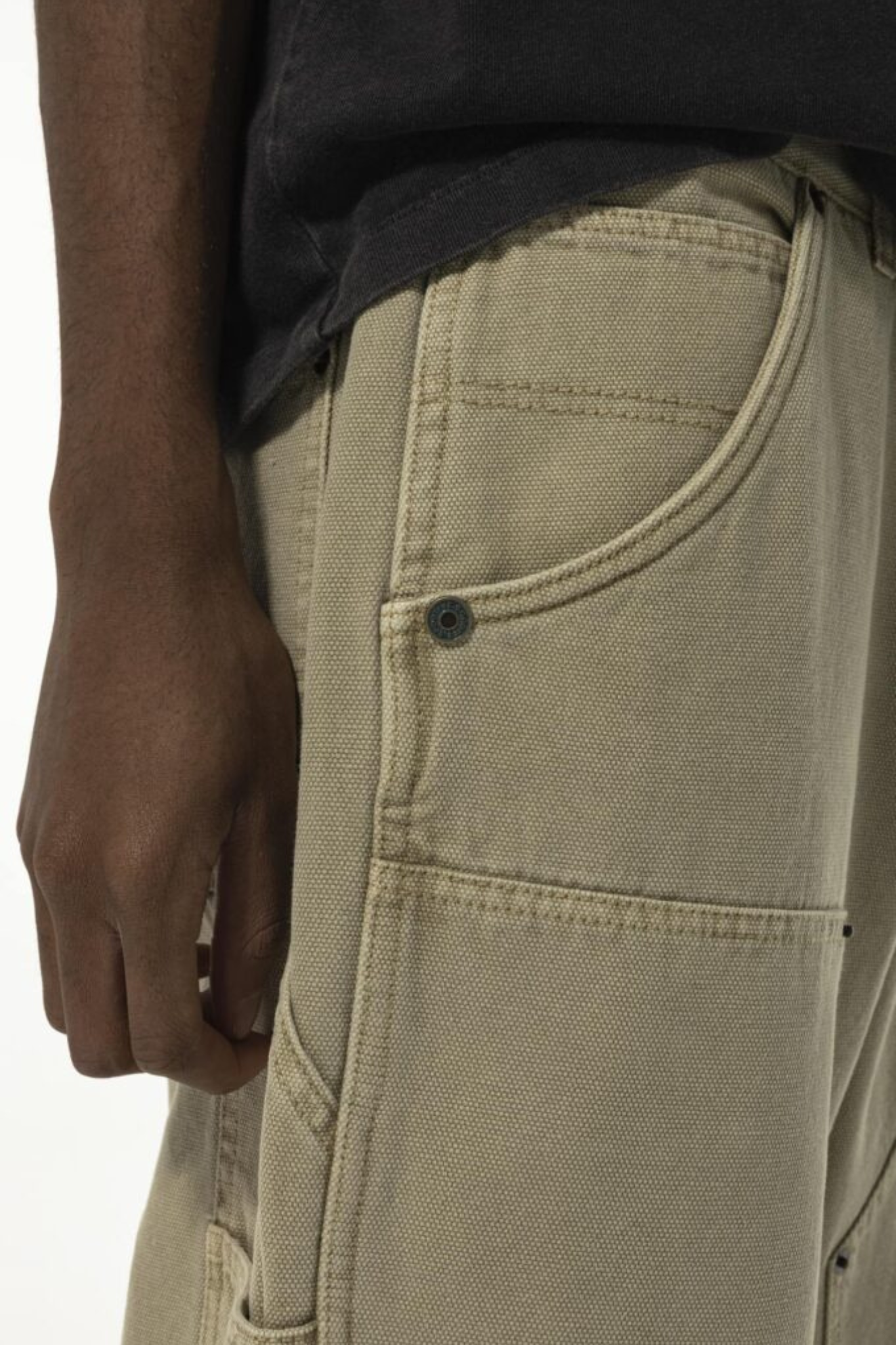 MUSTANG CAMEL PANTS - BROWN