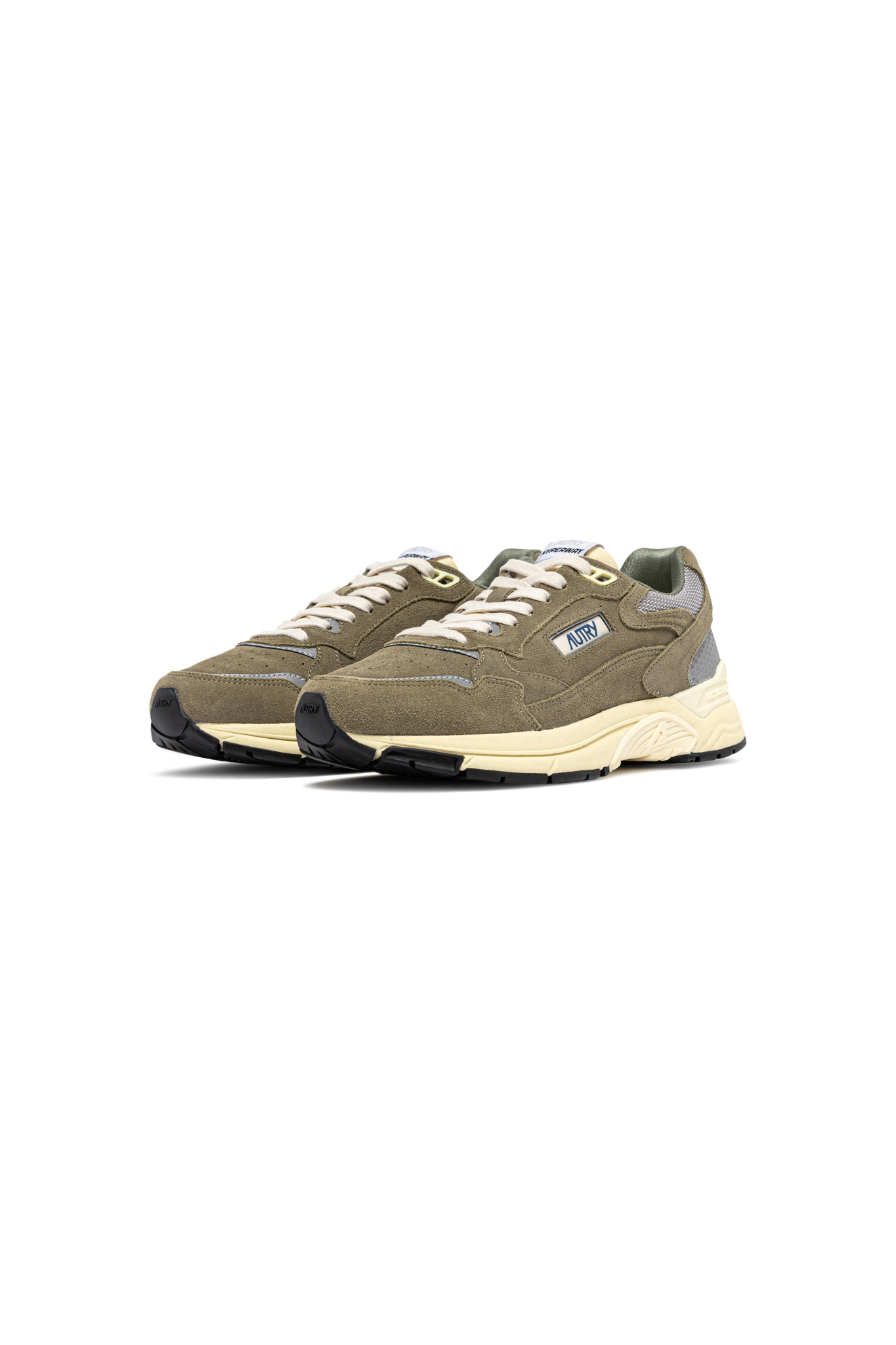HYLM-RF05 - HYPERWAY LOW MEN SNEAKERS - SUE/MESHREF THYME/SILV