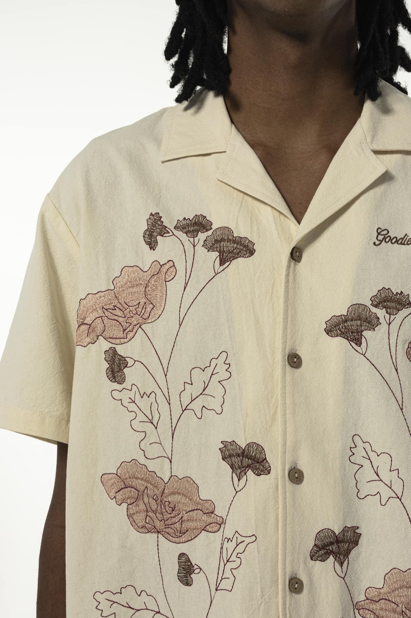 KEEP THE FLOWERS SHIRT - ECRU