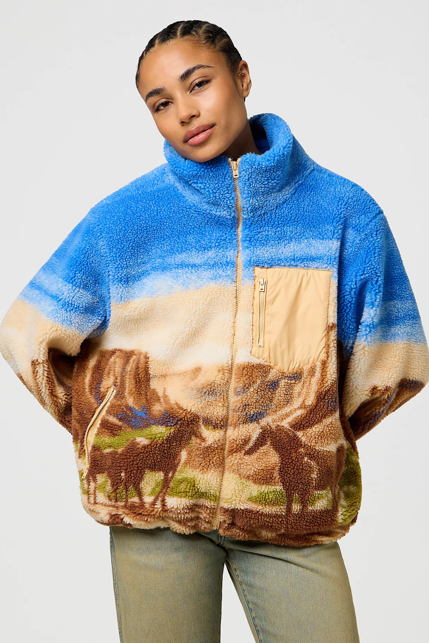 TRANSITIONAL FLEECE JACKET - CANYON