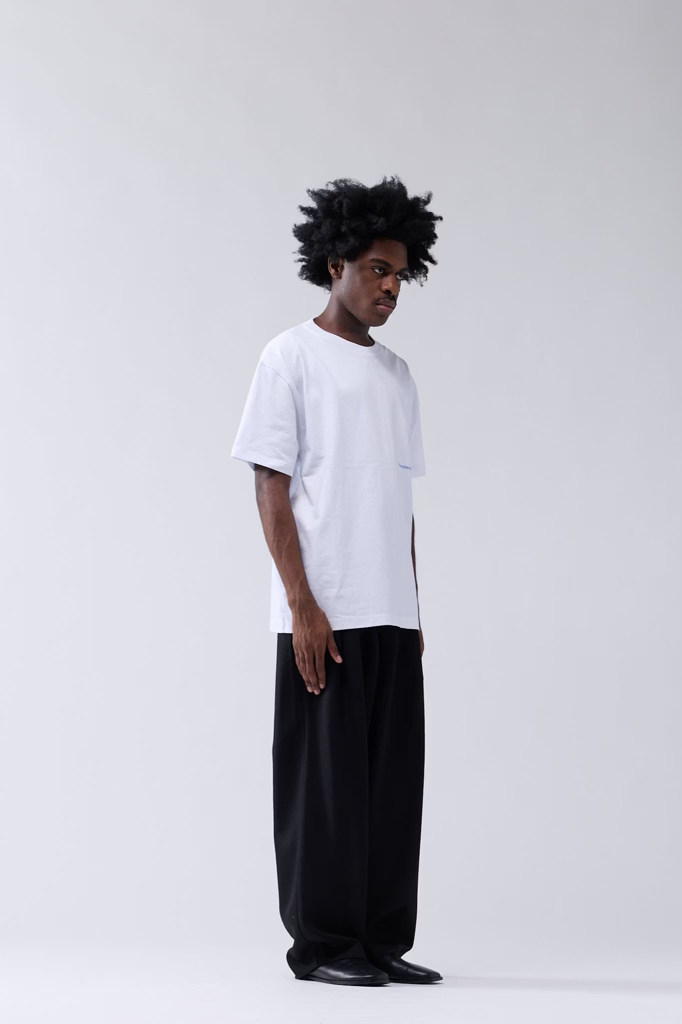 BACK ZIP T-SHIRT - WHITE