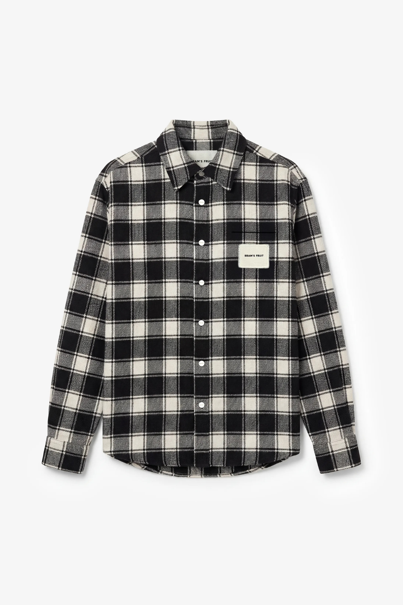 FLANEL OVERSHIRT - BLACK