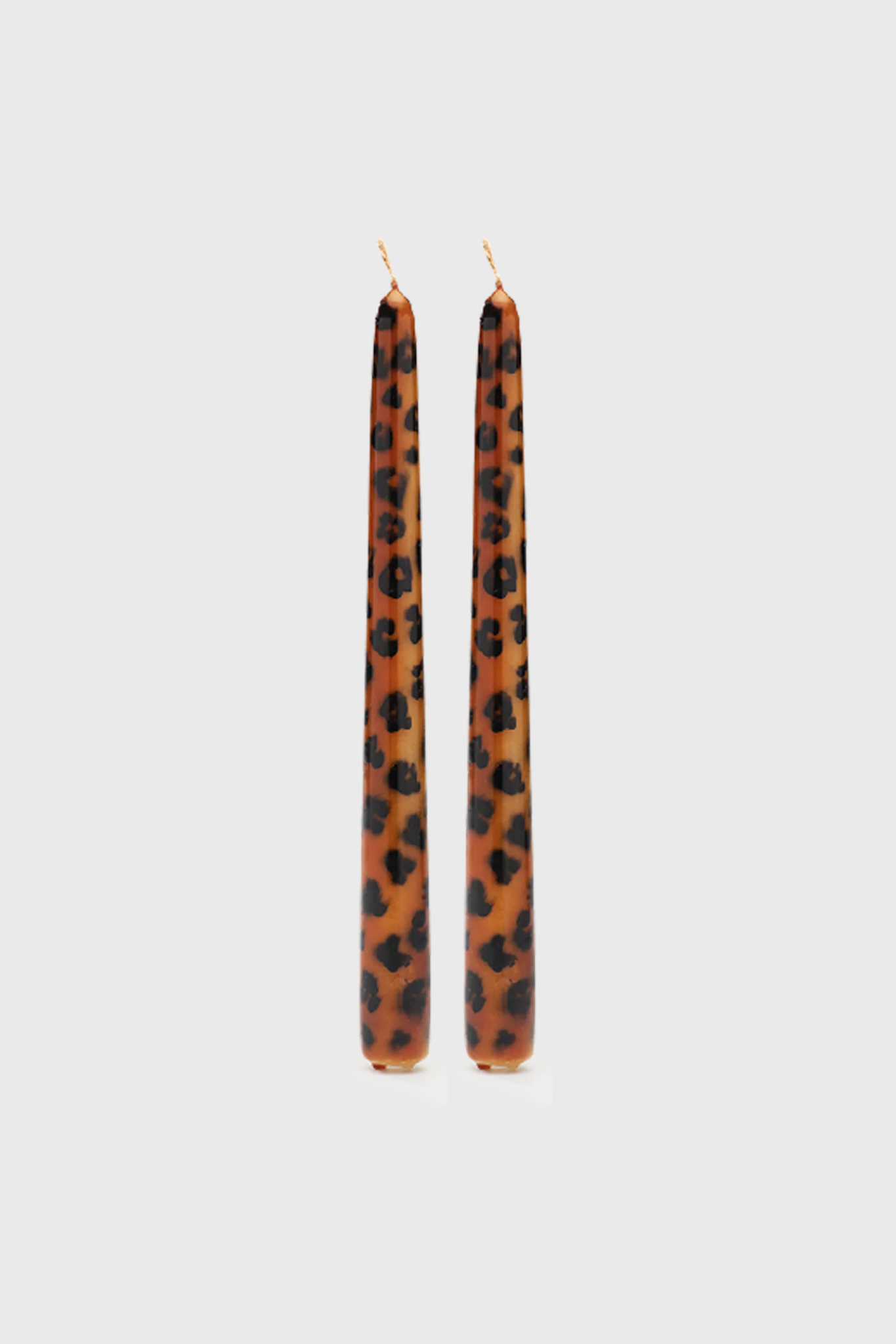 LEOPARD CANDLE SET OF 2