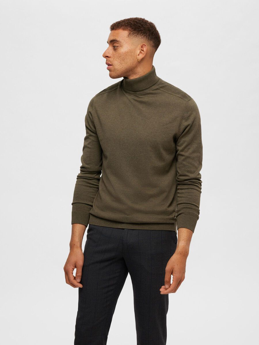 SLHBERG ROLL NECK KNIT