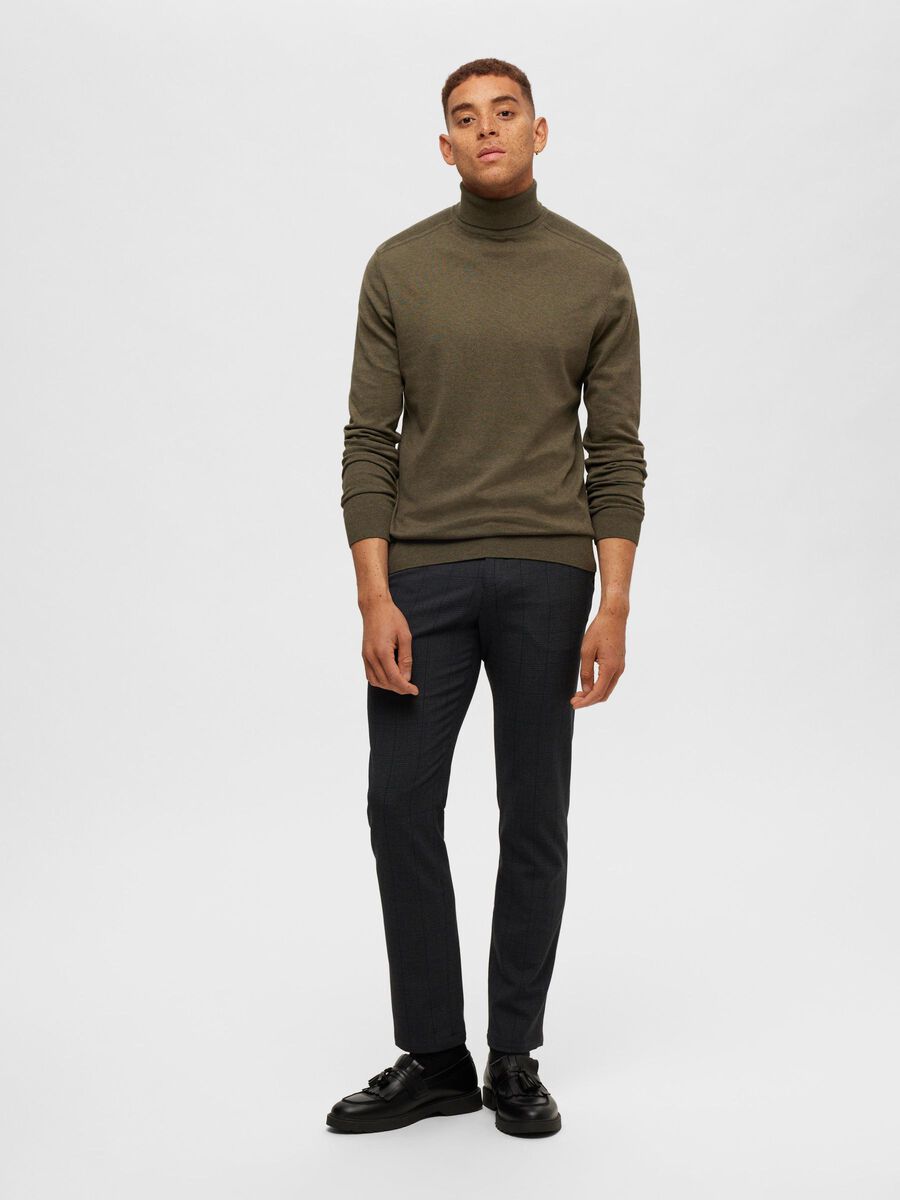 SLHBERG ROLL NECK KNIT