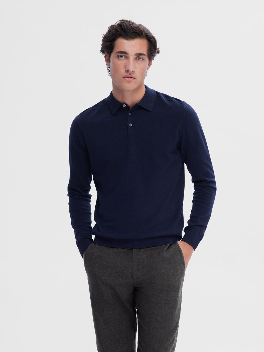 SLHBERG POLO KNIT