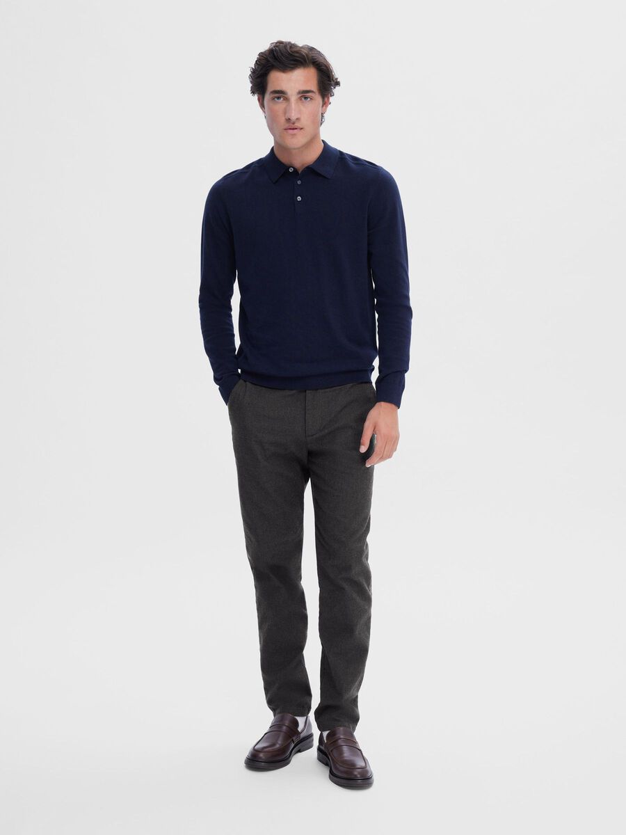 SLHBERG POLO KNIT