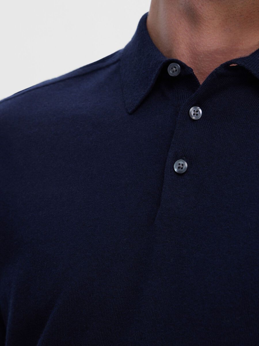 SLHBERG POLO KNIT