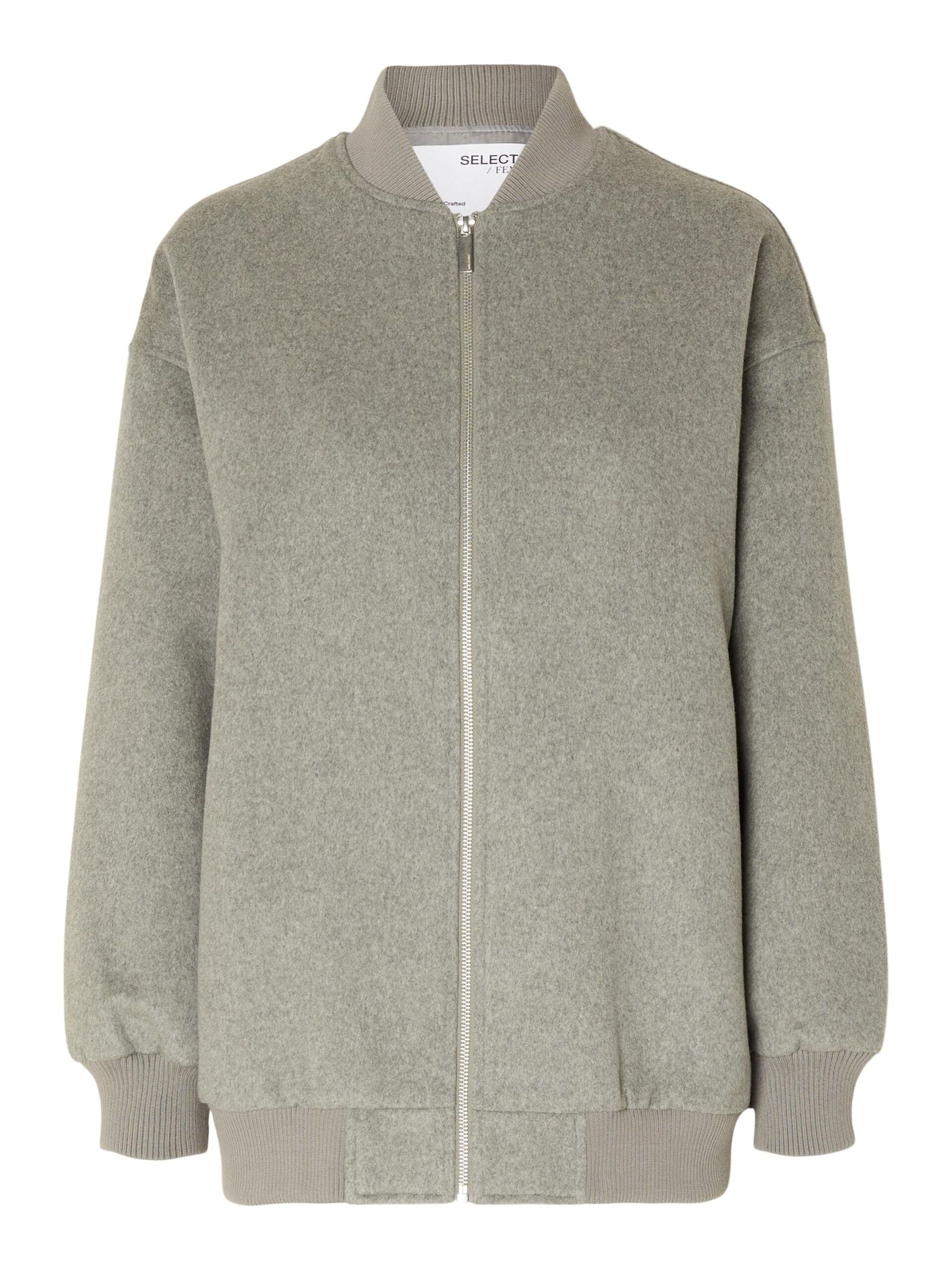 SLFCELINE WOOL BOMBER