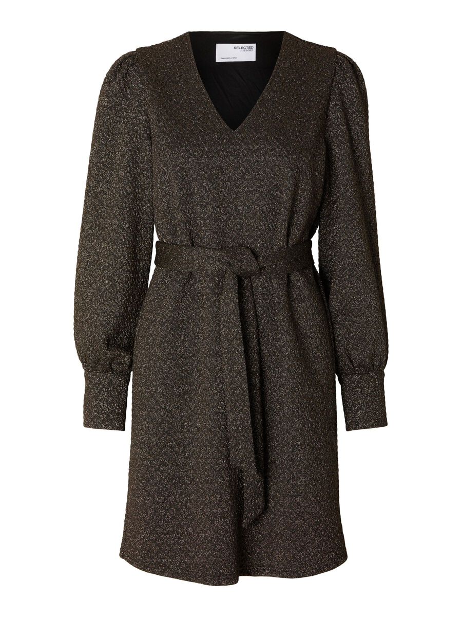 SLFAGNETHE GLITTER SHORT JAQ DRESS