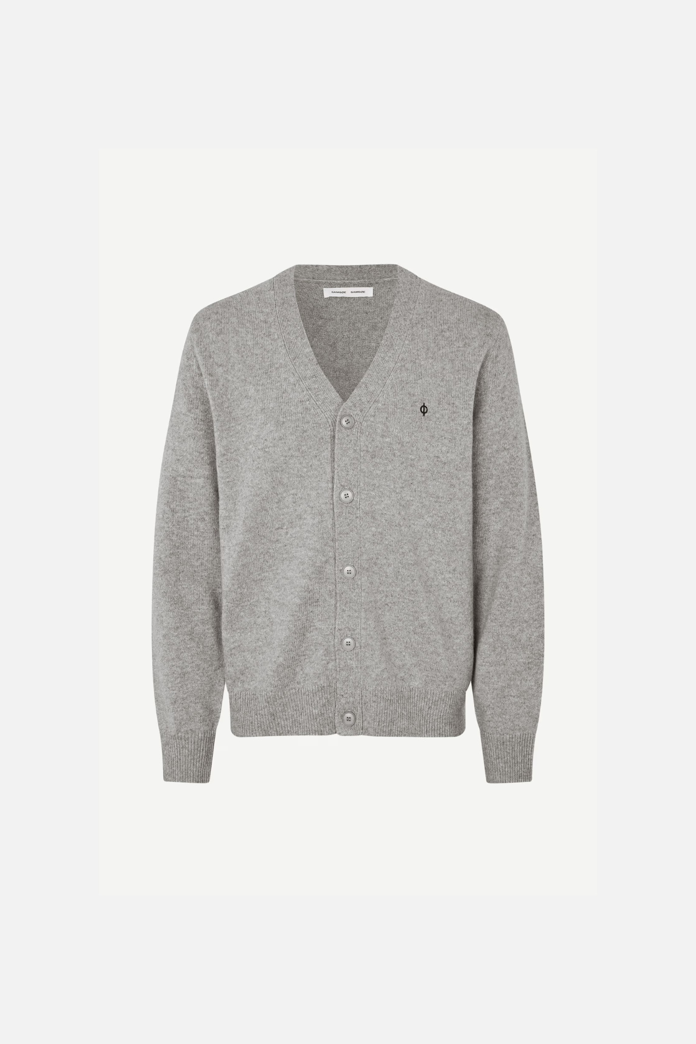 PATRIK CARDIGAN 132 - GREY MEL