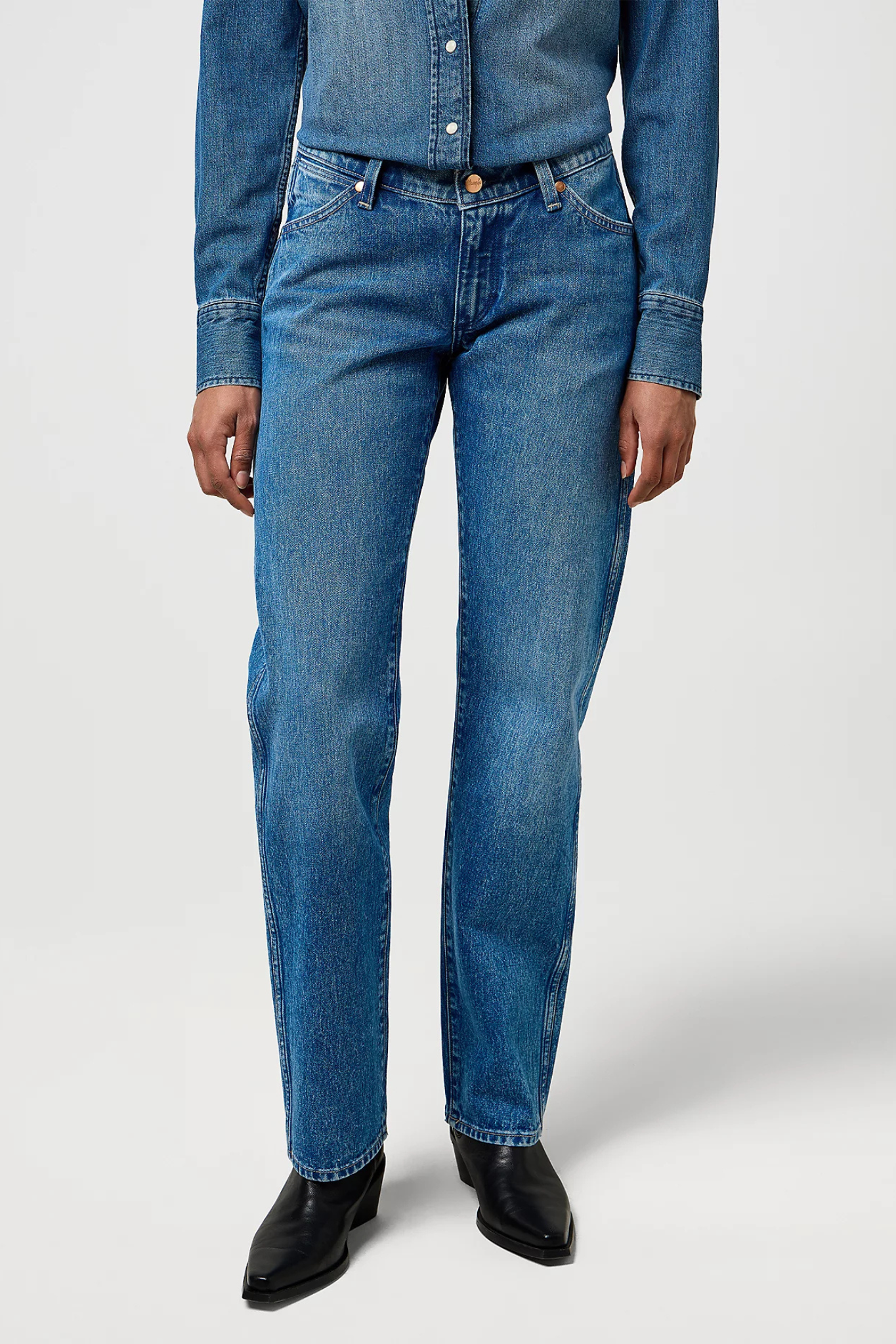 LOW RISE COWBOY JEANS - LASSO LAGOON