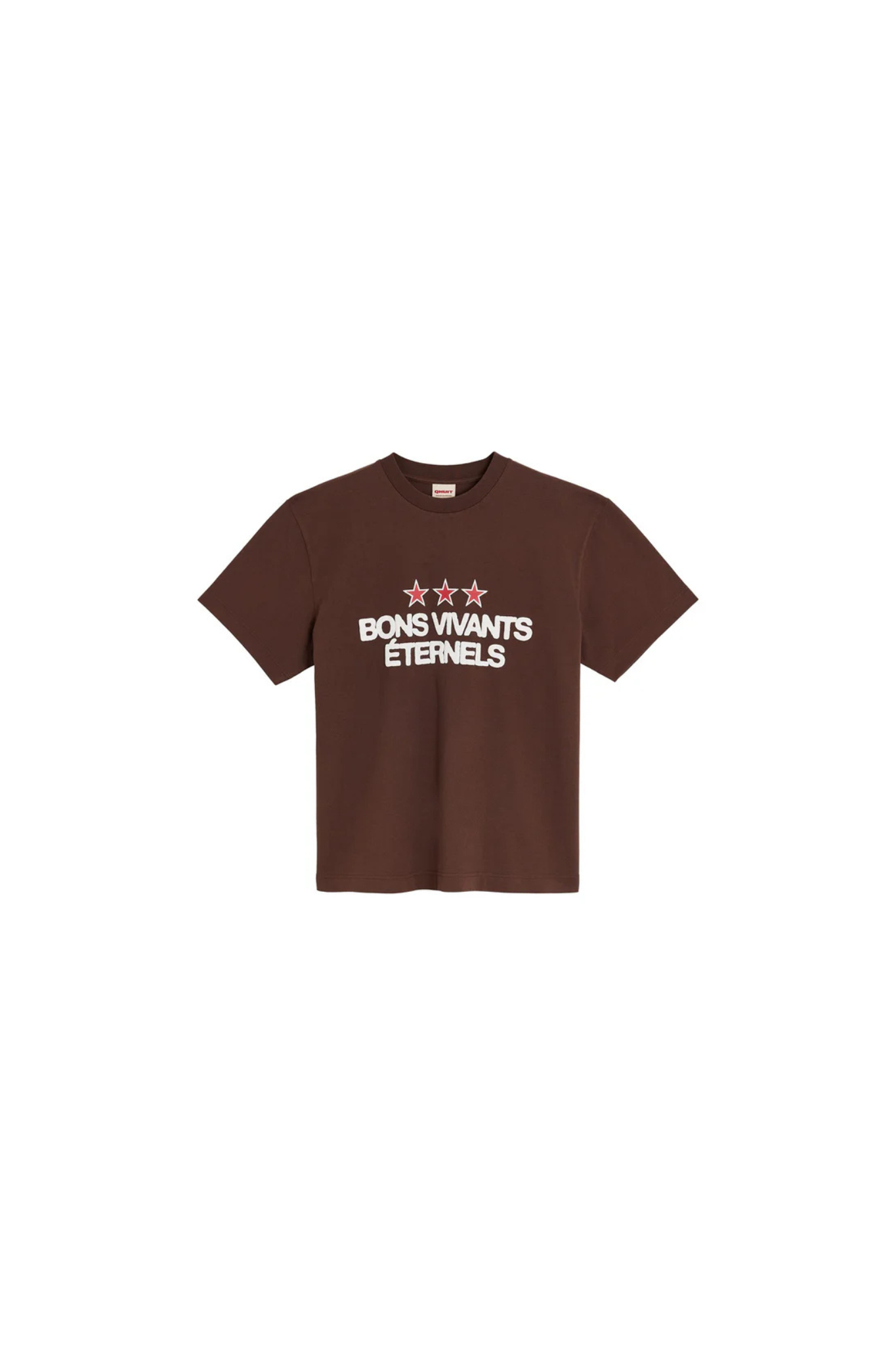 BONS VIVANTS T-SHIRT - BROWN