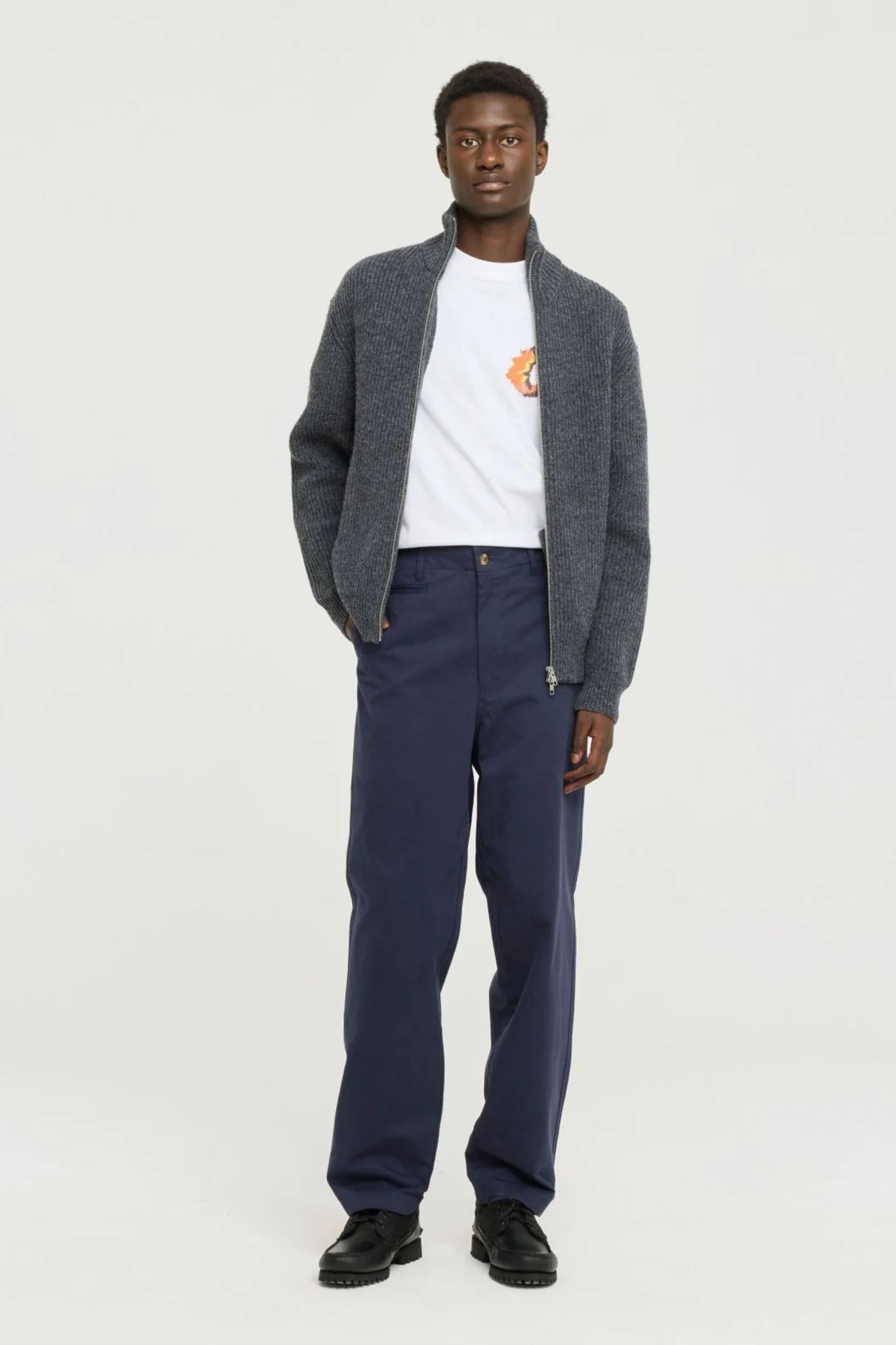 HOCKNEY PANTS - NAVY