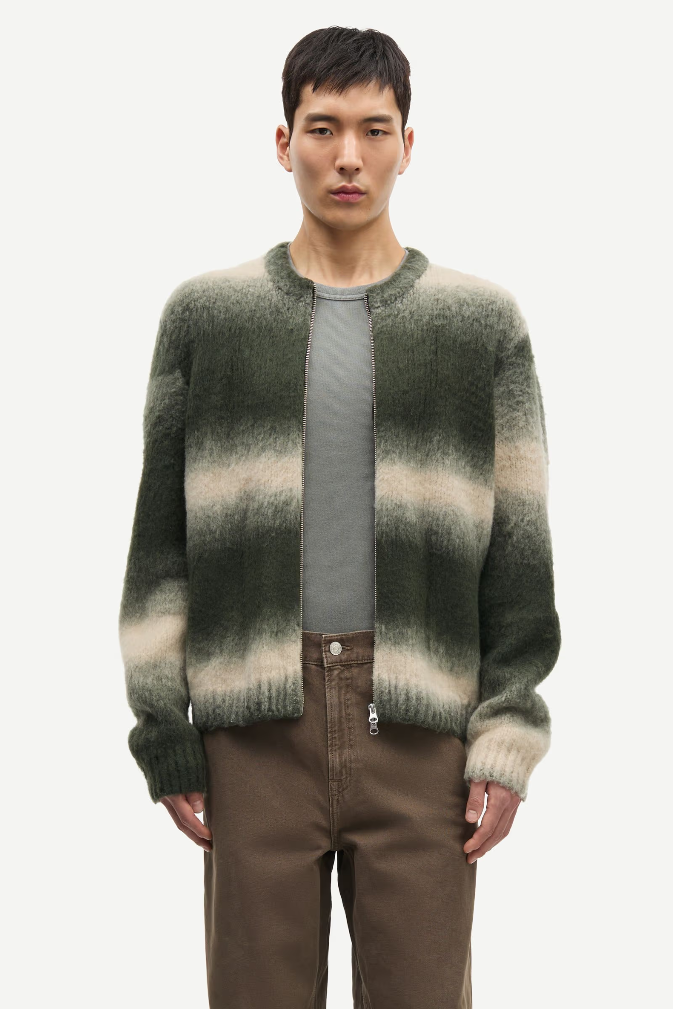 FABIO CARDIGAN - OMBRE GRAY ST