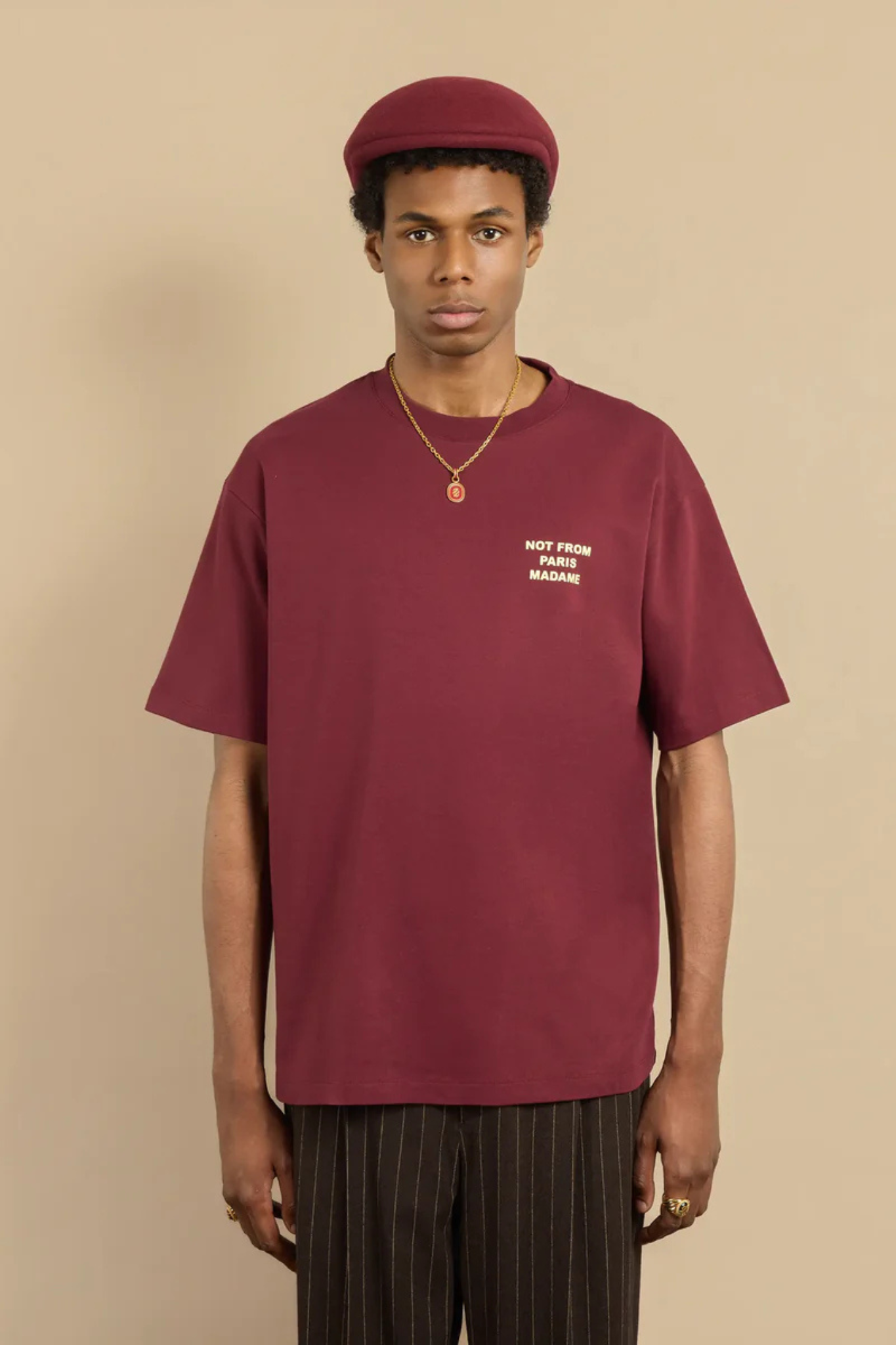 LE T-SHIRT SLOGAN - WINE