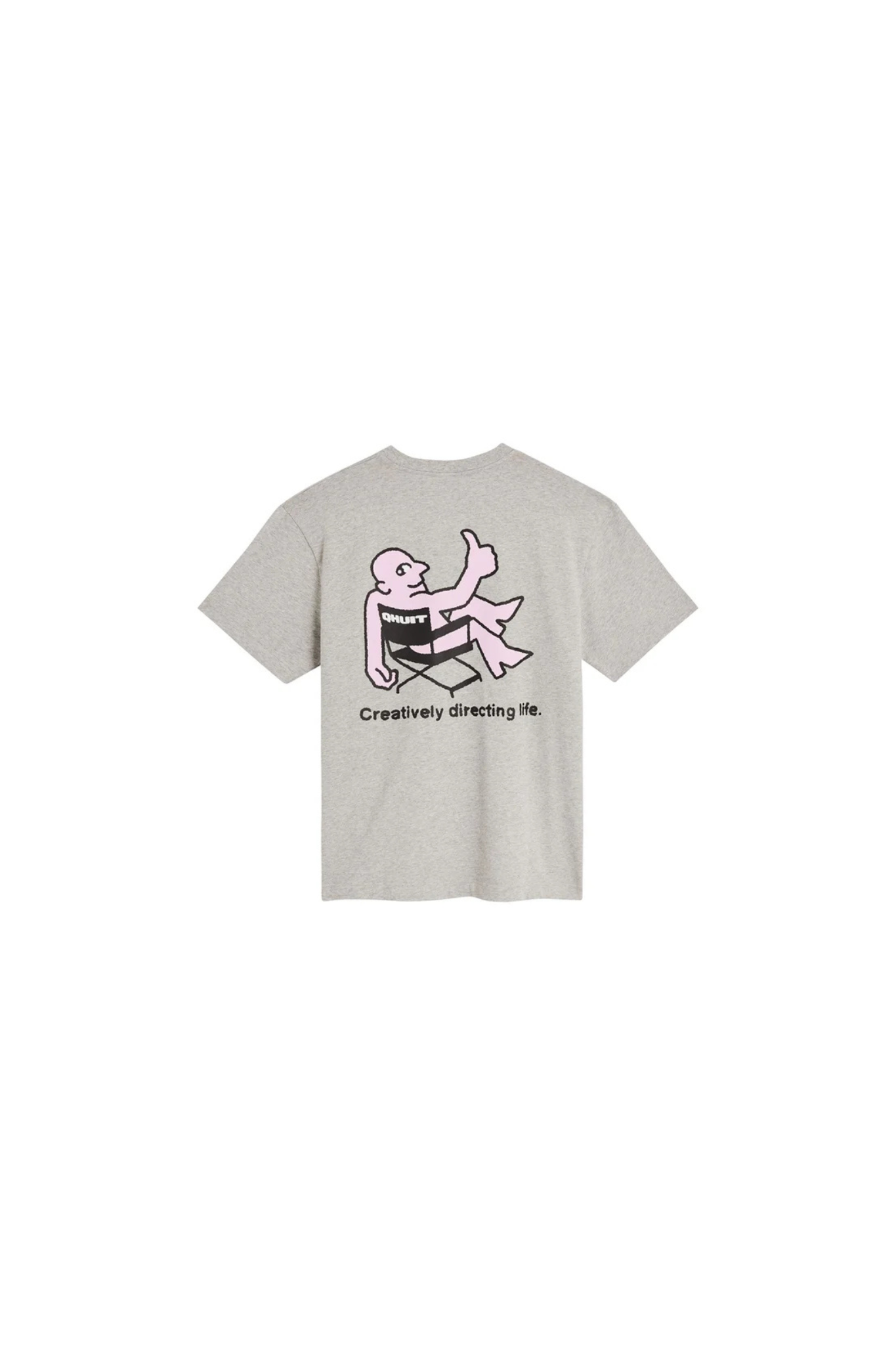 DIRECTING LIFE T-SHIRT - GREY MELANGE