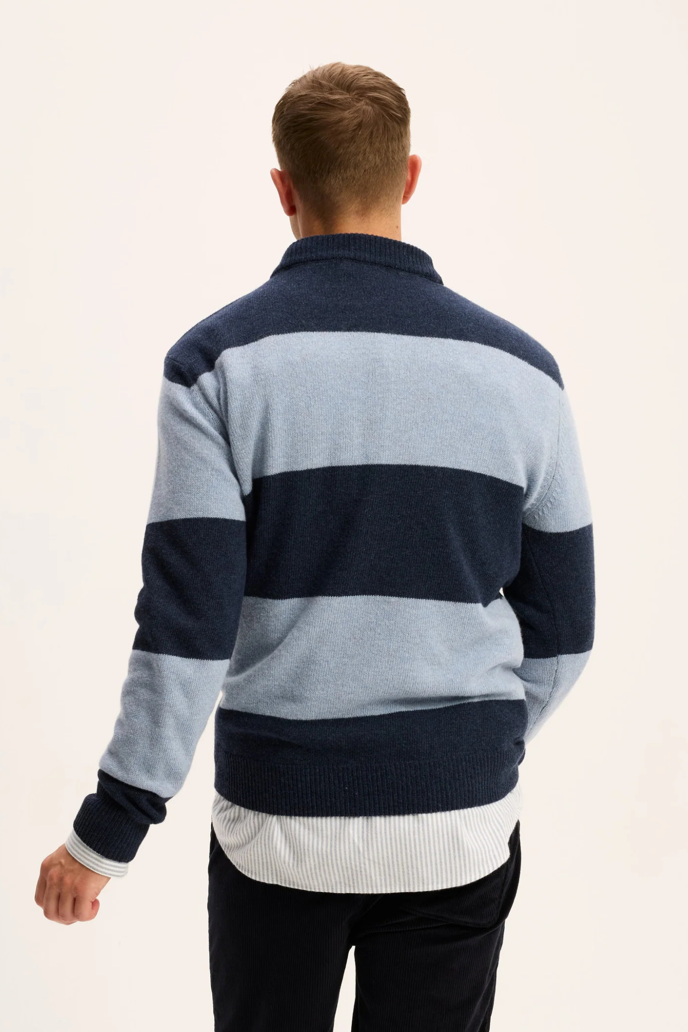 KYLO BOLD STRIPED KNIT - BLUE