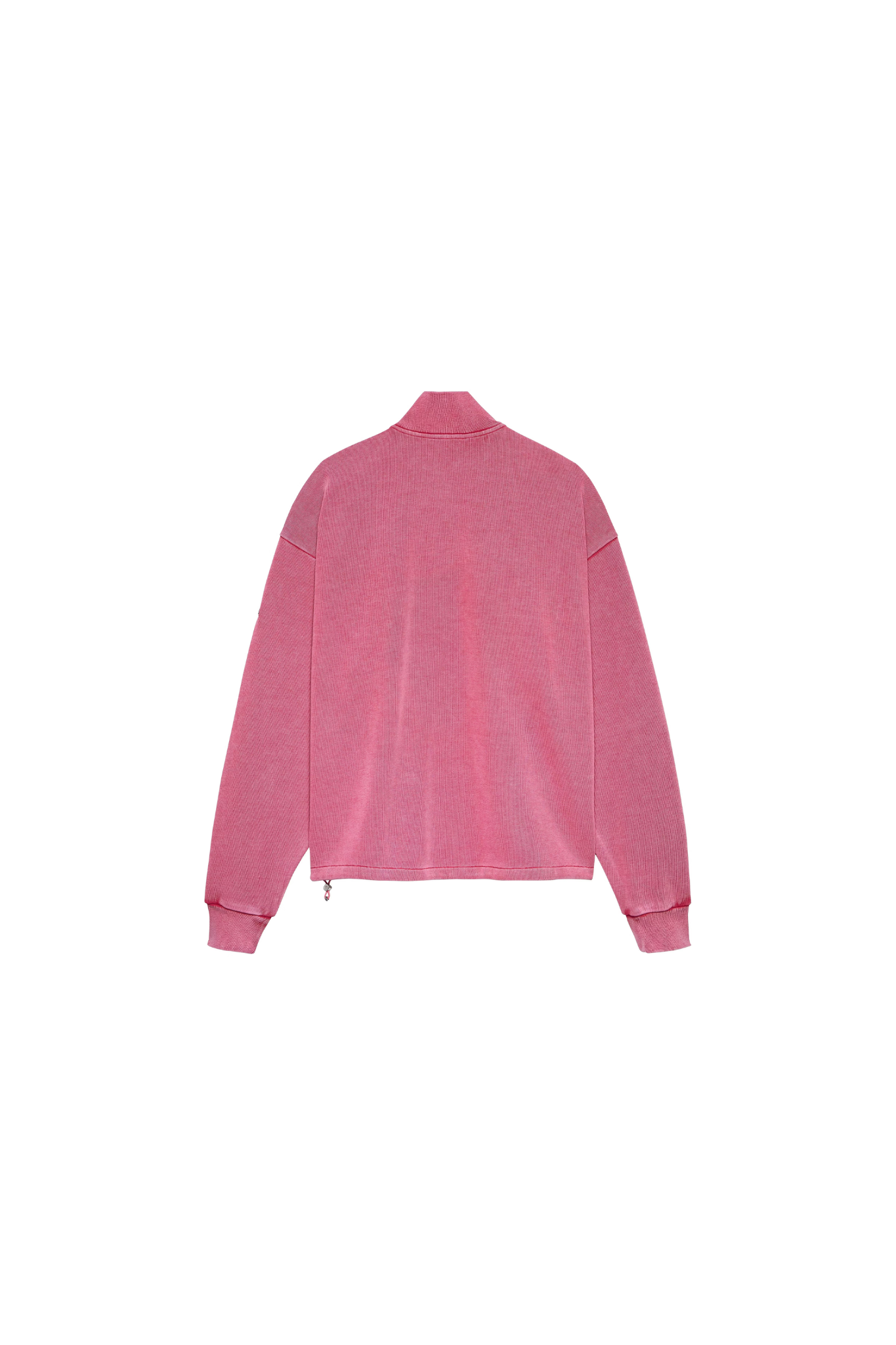 PLATE HALF-ZIP SWEATER - WASHED PINK