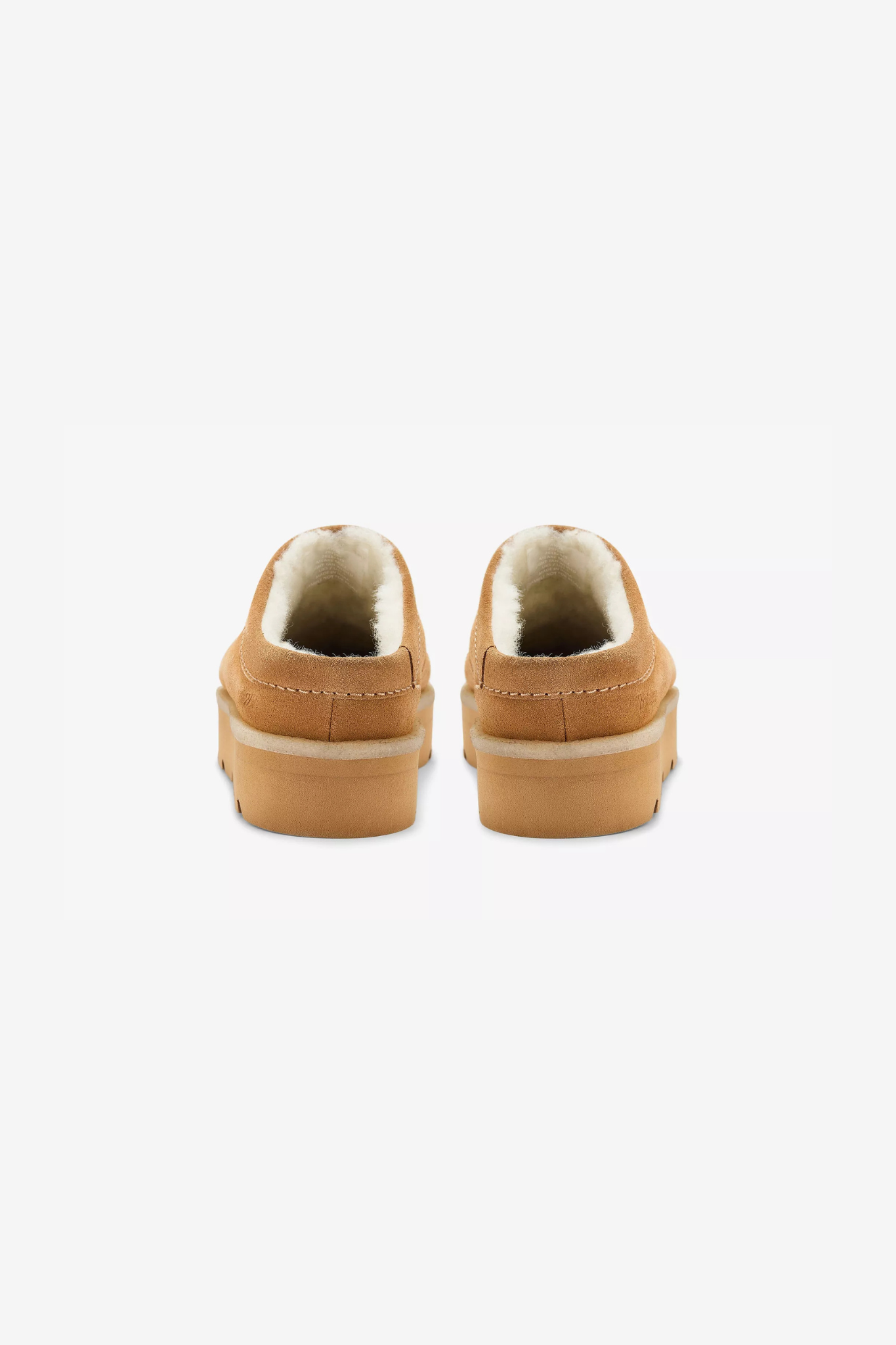 MEARE MULE SHOES - CARAMEL WARMLINED