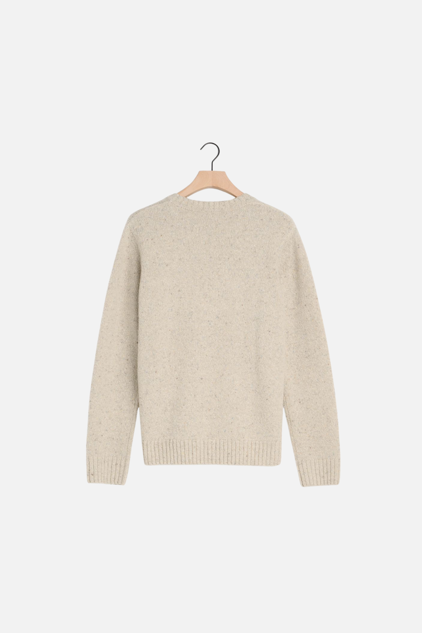 BUD CREWNECK SWEATER - CRYSTAL GREY BEIGE