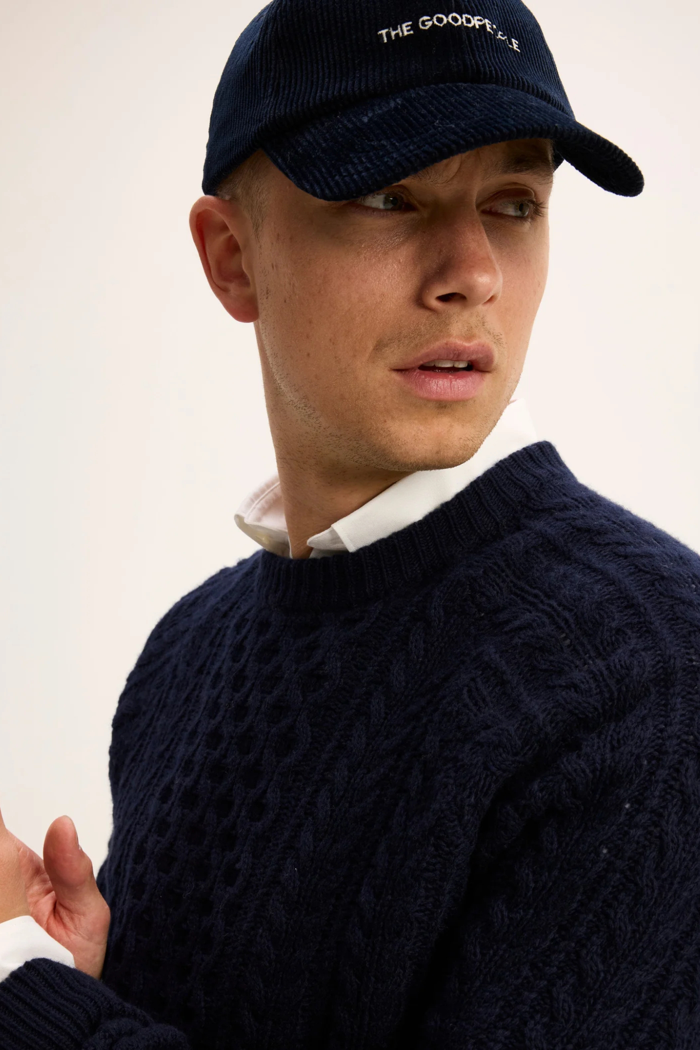 PATTERN SWEATER - NAVY