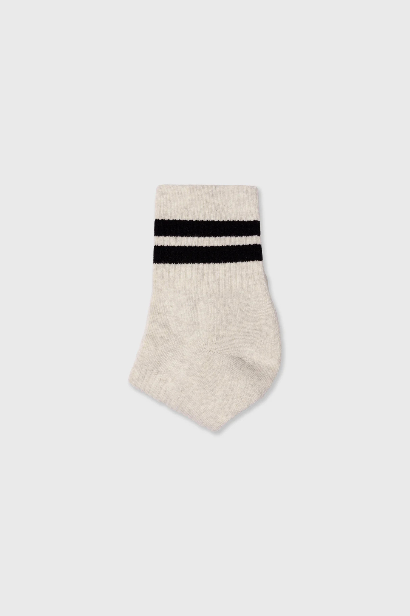 SOCKS 2 STRIPES - SOFT WHITE MELEE