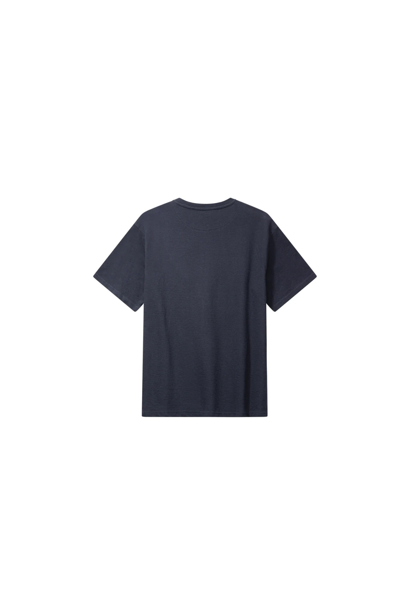 CALTON STRUCTURED T-SHIRT - DARK NAVY