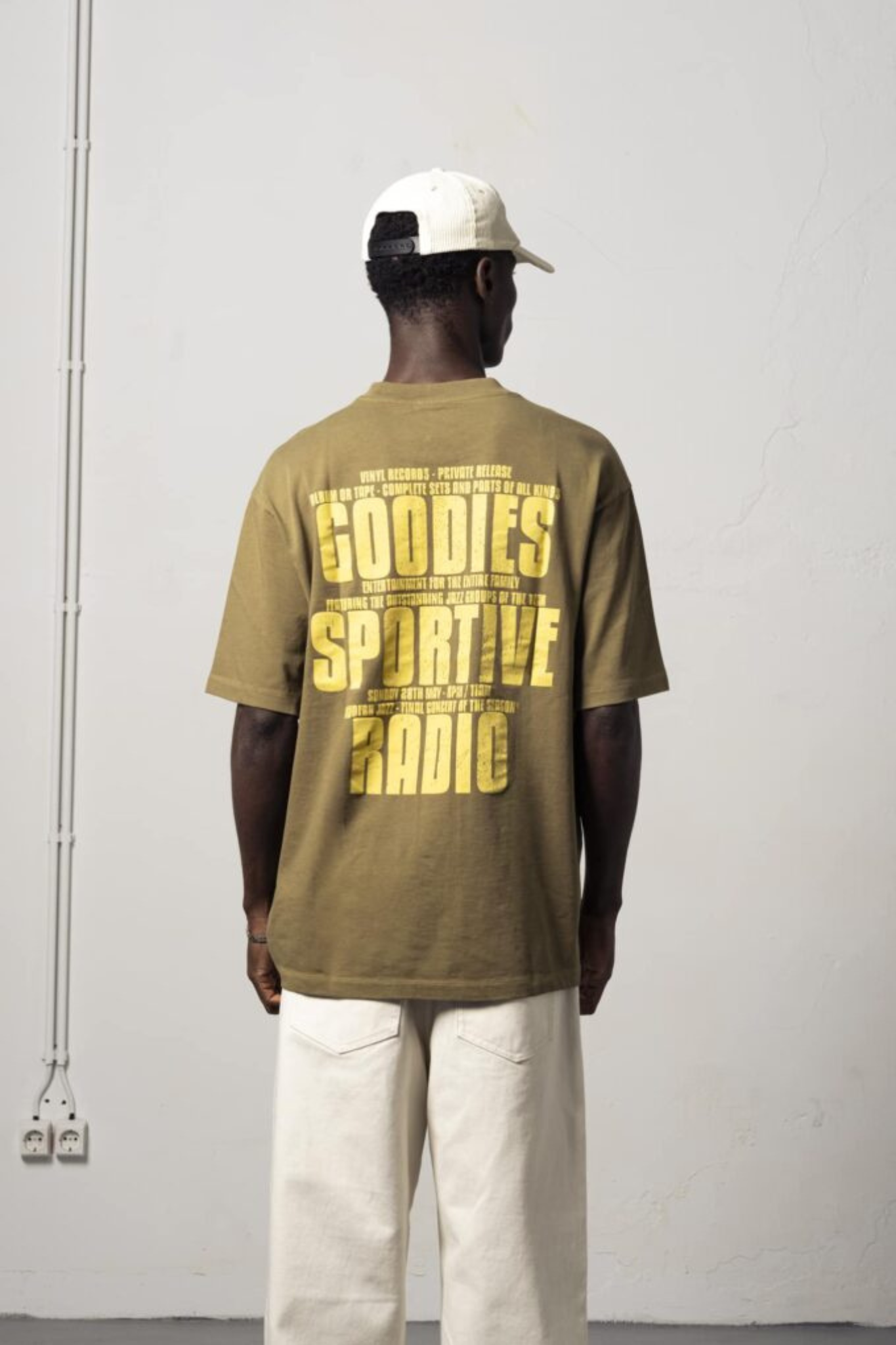 SPORTIVE RADIO T-SHIRT - KHAKI