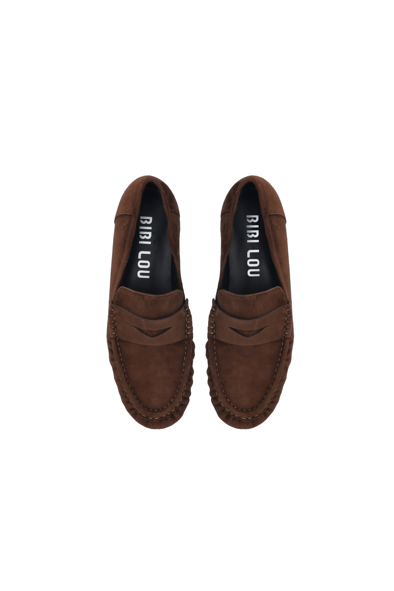 LYRA LOAFERS SHOES - SUEDE BROWN