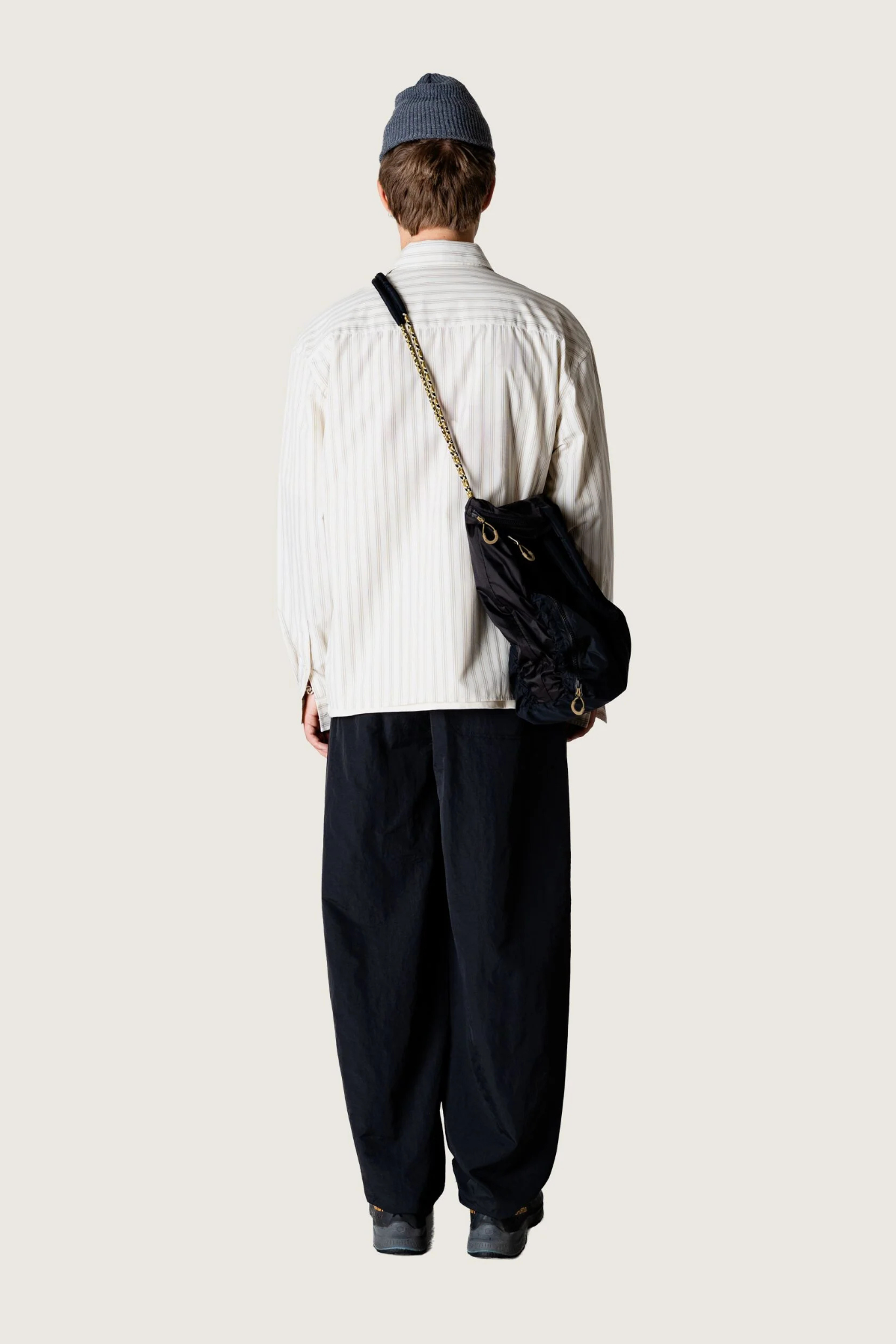 BUZO POCKET SHIRT - OFF WHITE STRIPE