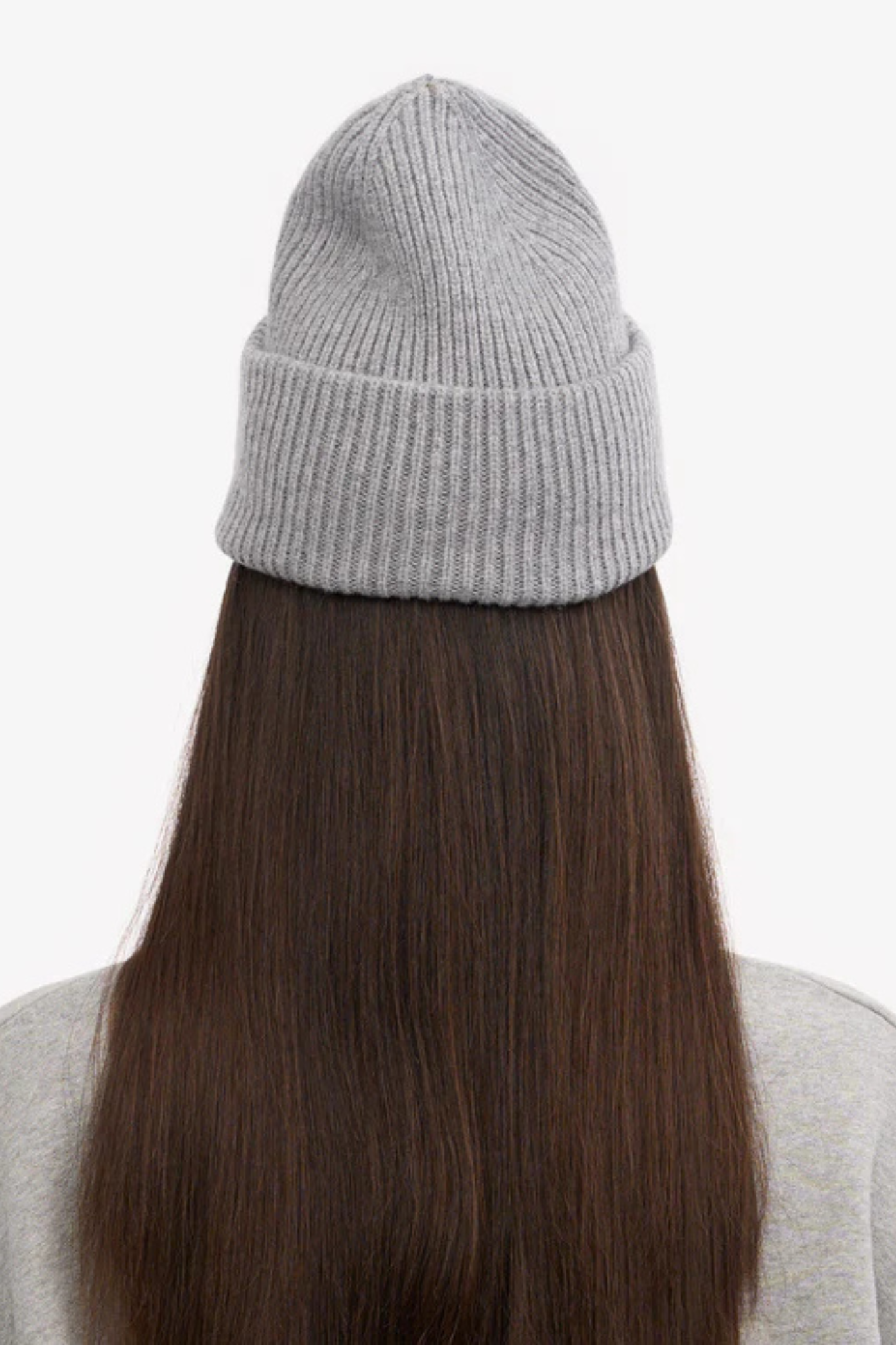 MERINO WOOL BEANIE - HEATHER GREY
