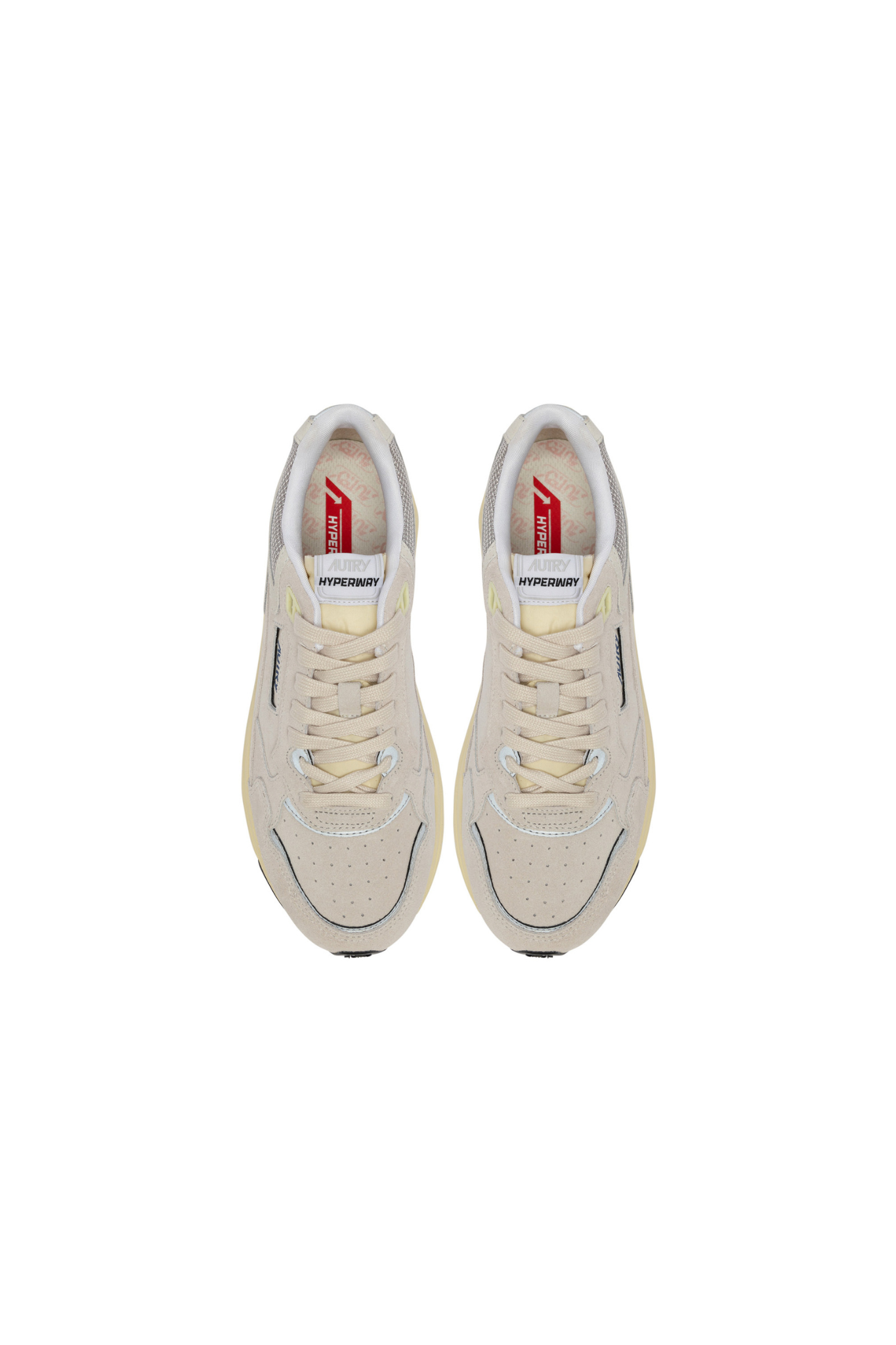HYLM-RF06 - HYPERWAY LOW MEN SNEAKERS - SUE/MESHREF WHT/SILV