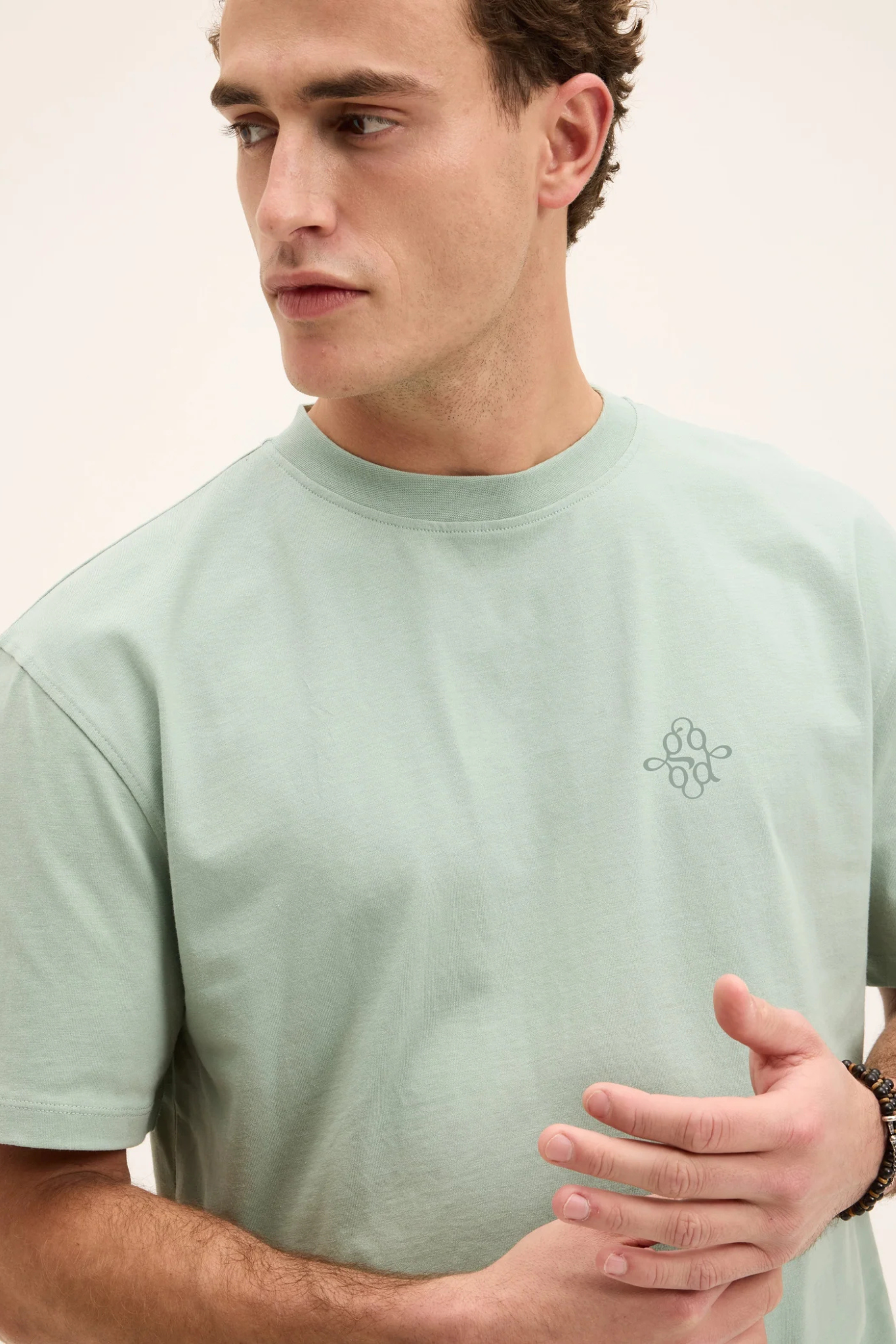TOMMY T-SHIRT - SAGE GREEN