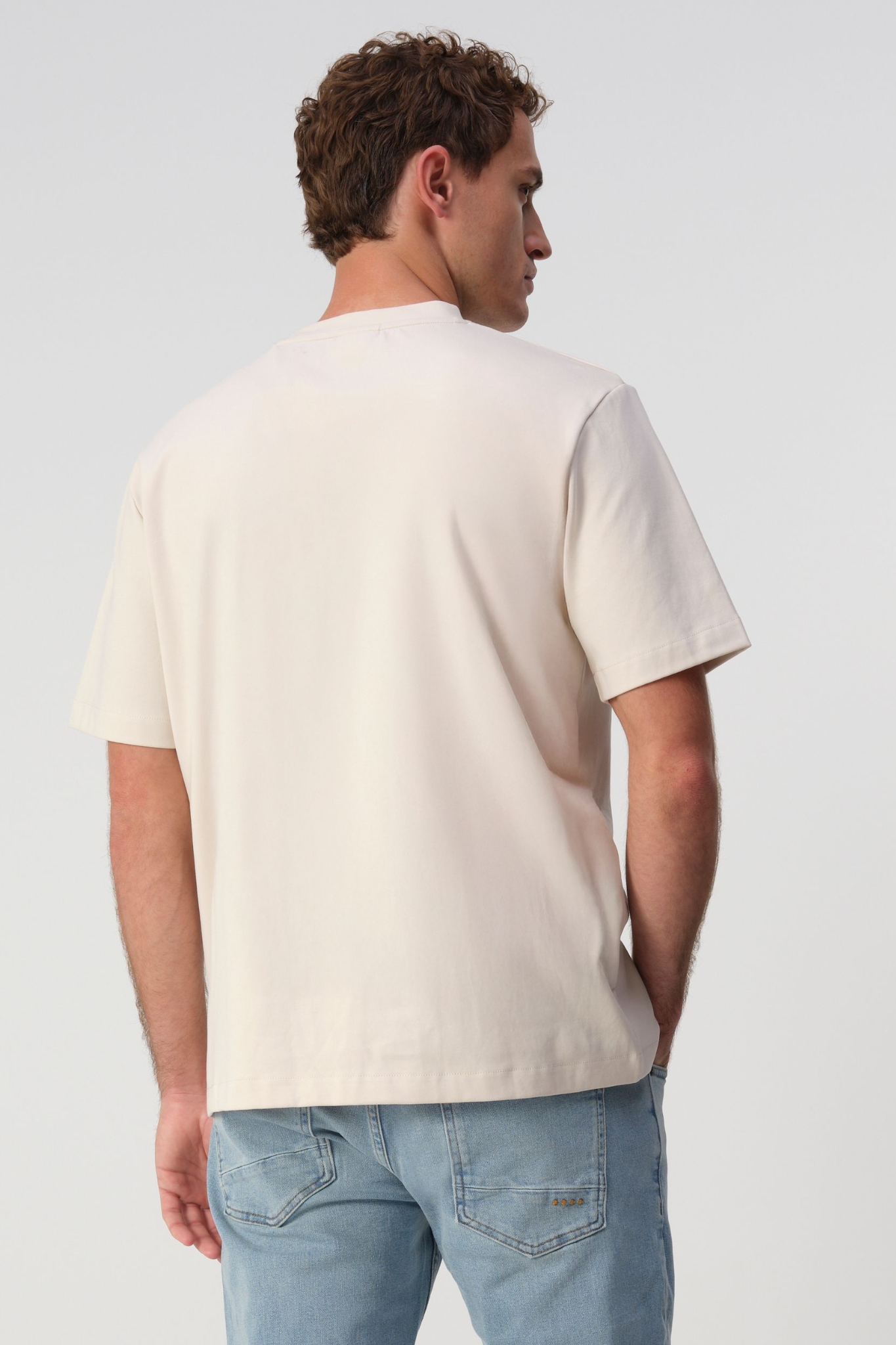 RUBEN T-SHIRT - CRYSTAL GREY BEIGE