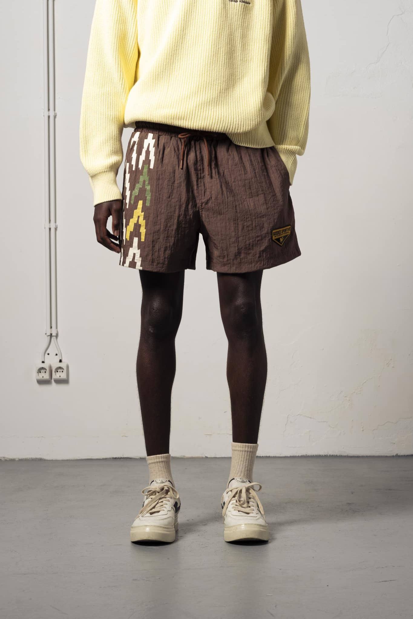 PREMIUM MUSTANG SWIMSHORTS - BROWN