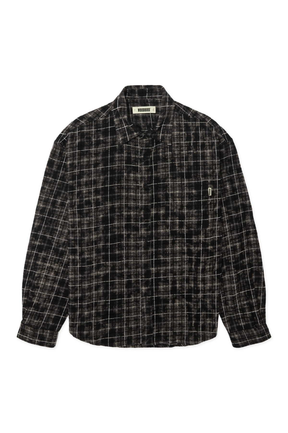 JONG WASH CHECK SHIRT - HONEY/DARK OLIVE