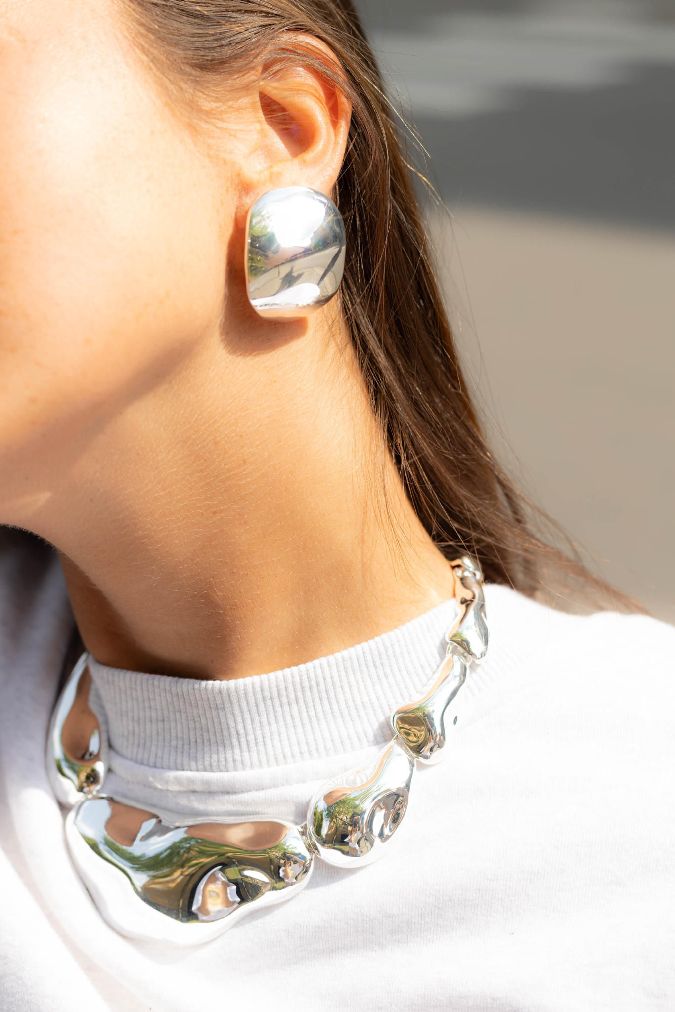 SPARKLE EARRINGS - SILVER