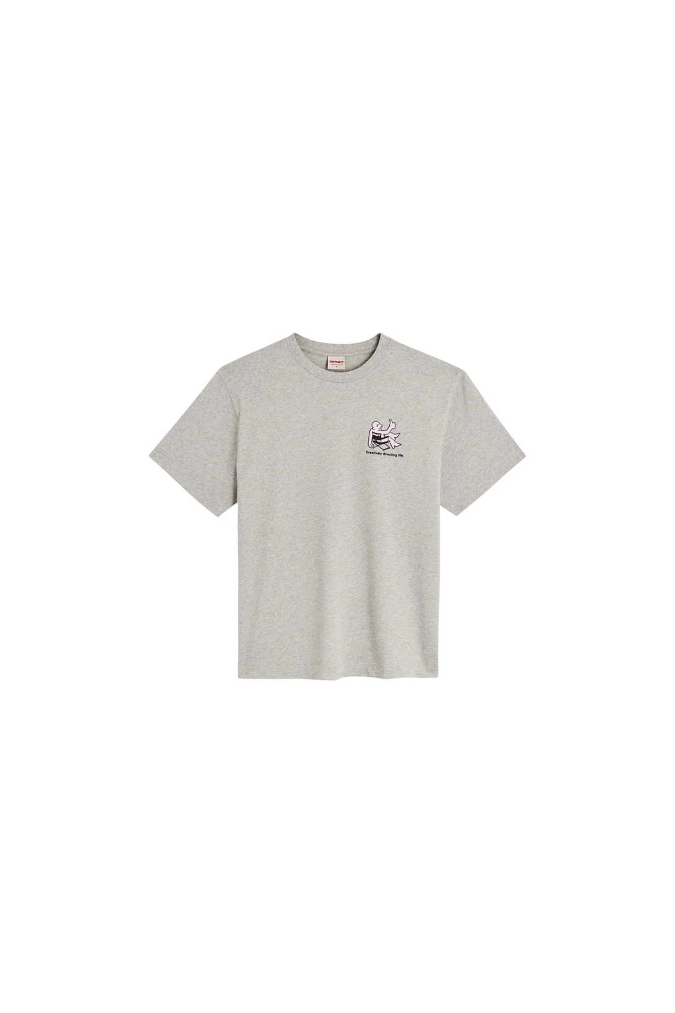 DIRECTING LIFE T-SHIRT - GREY MELANGE
