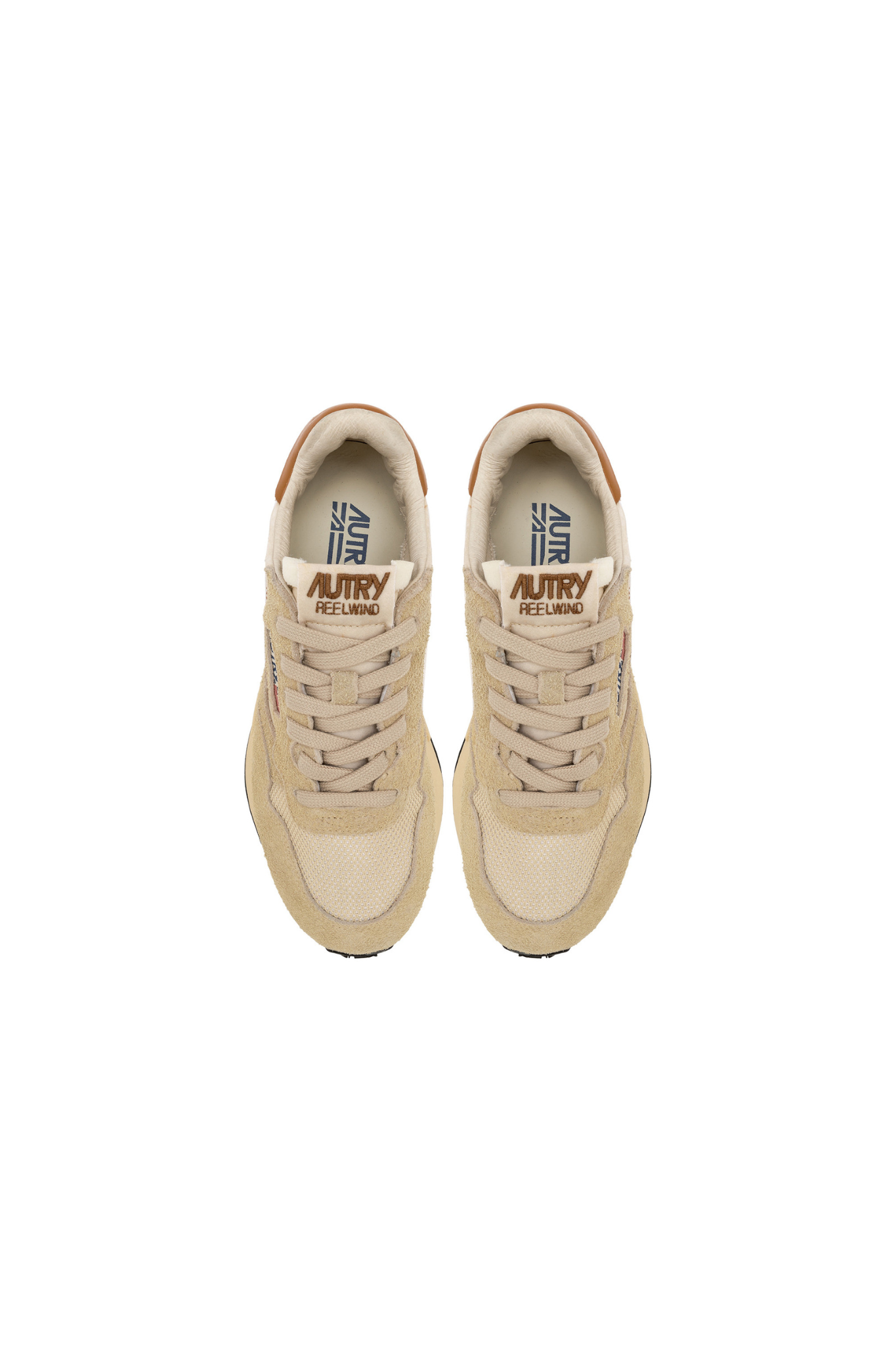 WWLW-UT10 - REELWIND LOW WOMEN SNEAKERS - SUEDE/NET ECRU/CATHSPY