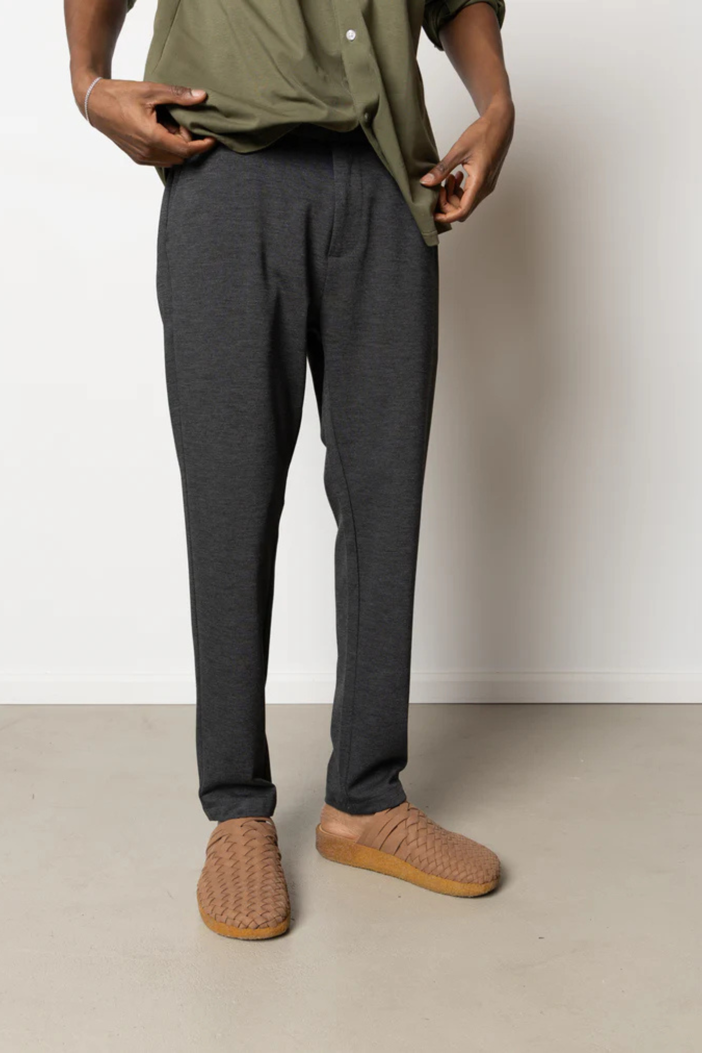 COPENHAGEN BRENDON JERSEY PANTS - DARK GREY