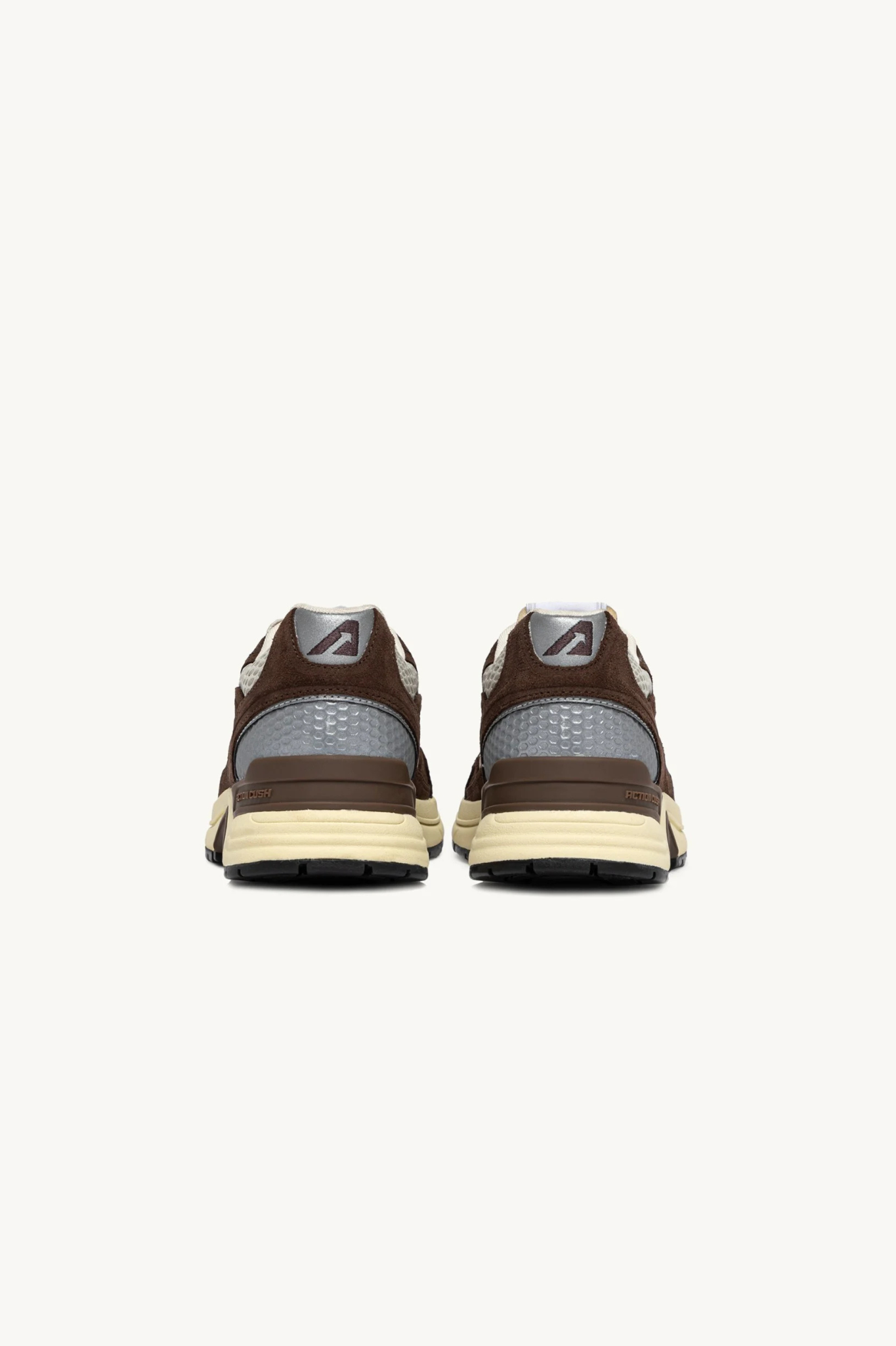 HYLM-SA03 - HYPERWAY LOW MEN SNEAKERS - SUEBIC/MESH BRN/SILV