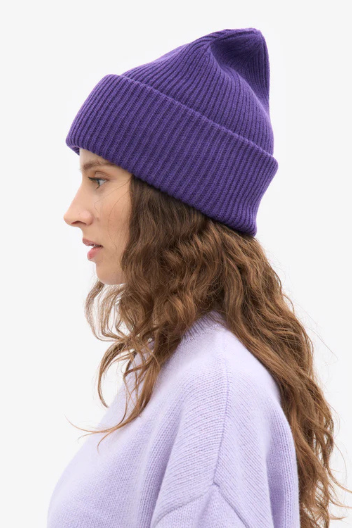 MERINO WOOL HAT - ULTRA VIOLET