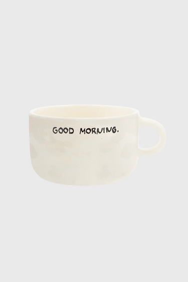 GOOD MORNING CAPPUCCINO MUG