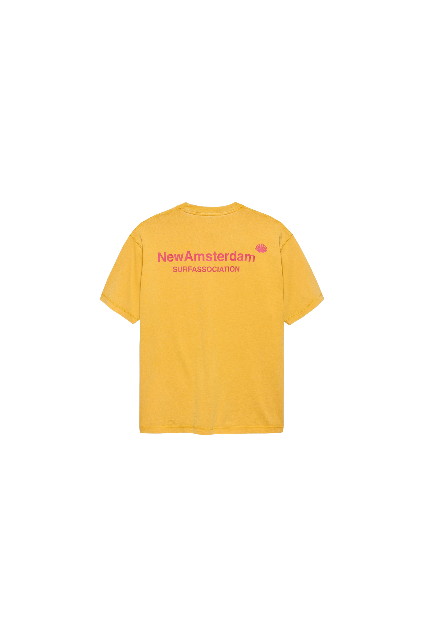 LOGO T-SHIRT - SUN YELLOW/DEEP RED