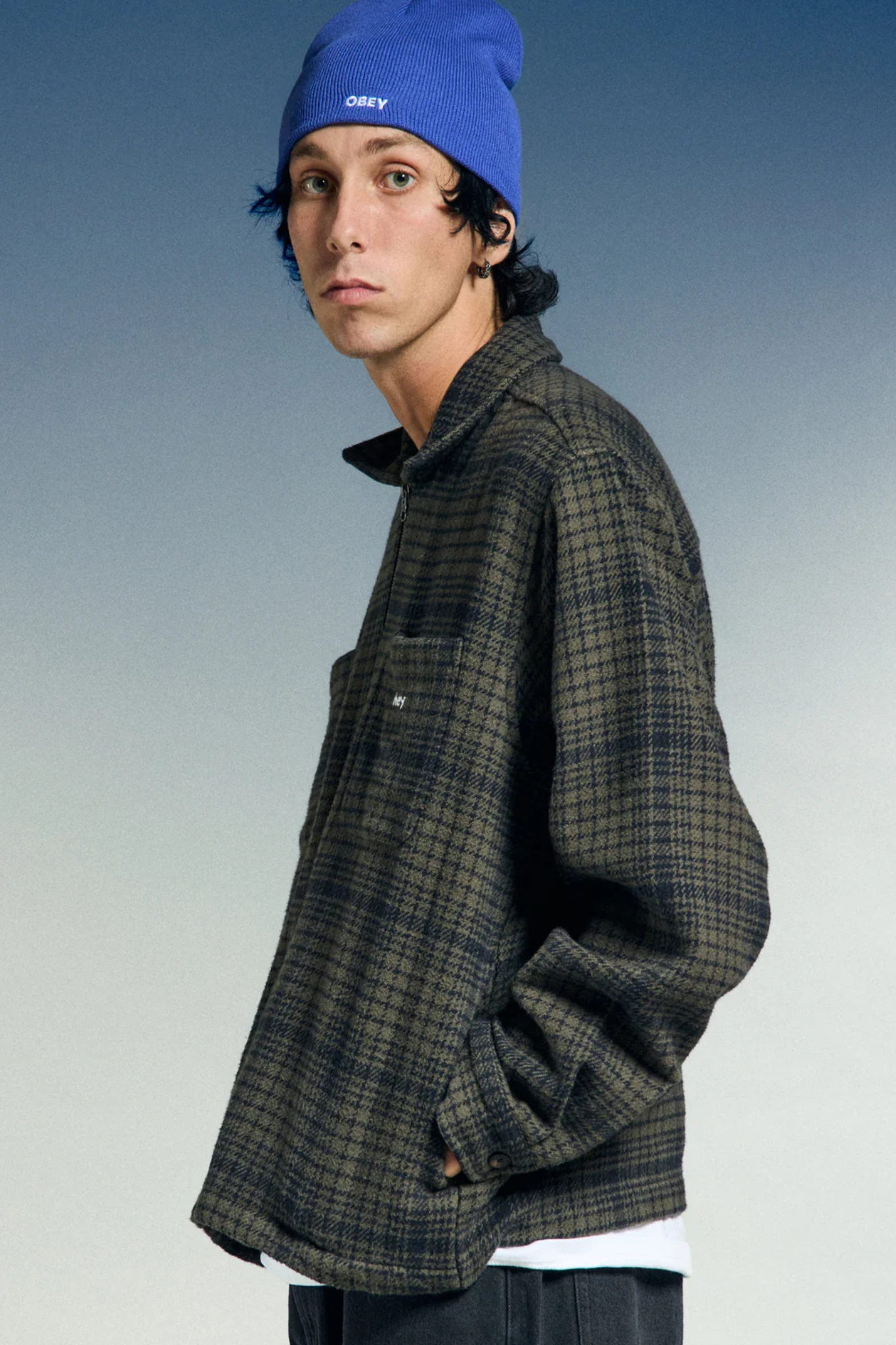 PARKER ZIP SHIRT JACKET - ROSIN MULTI